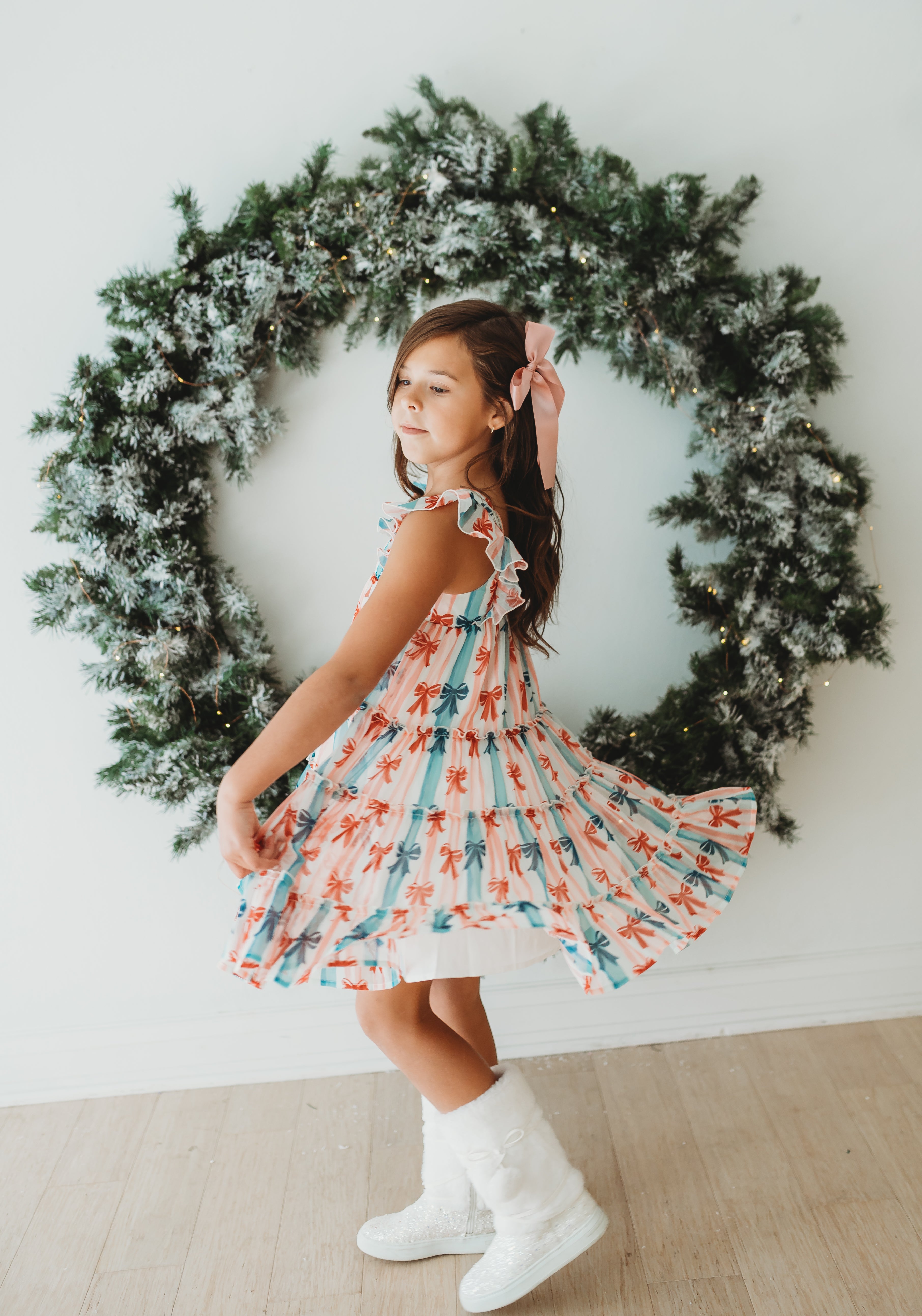 Brielle Shimmer Dress - Twinkle Tied (Pre-Order)