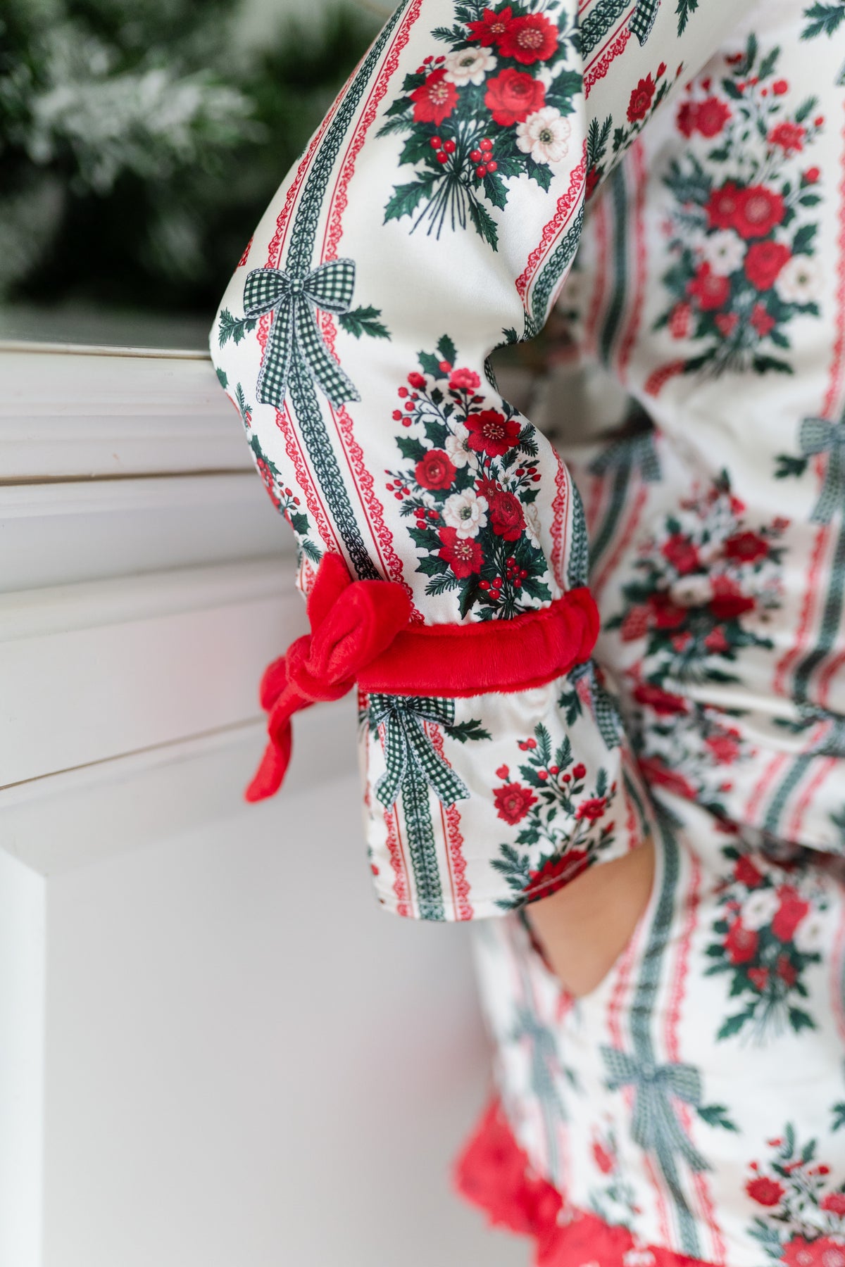 Satin Loungewear Set - Christmas Keepsake (Pre-Order ships mid November)