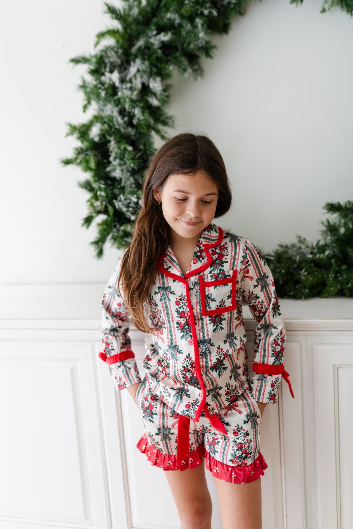 Satin Loungewear Set - Christmas Keepsake (Pre-Order ships mid November)
