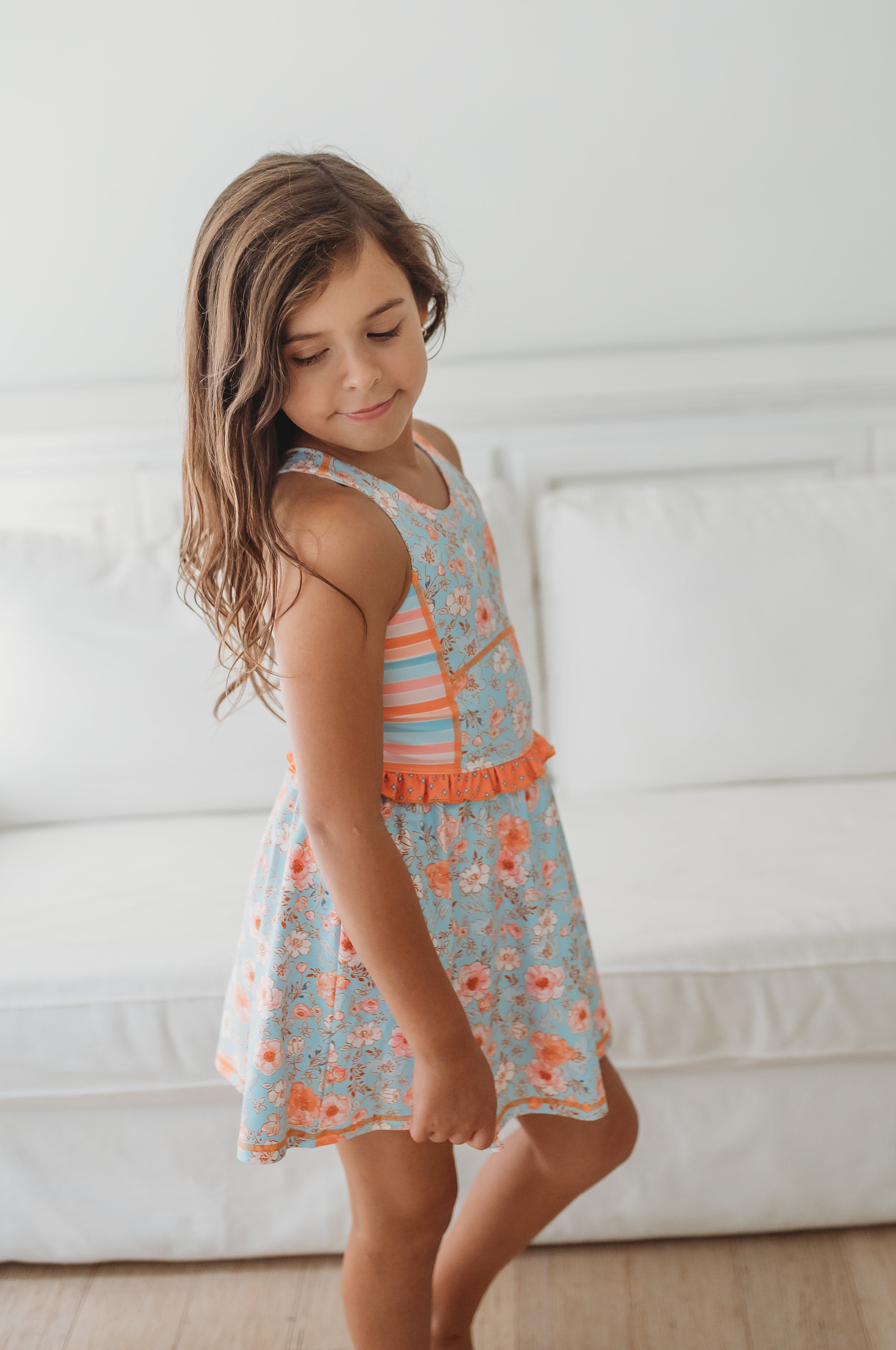 Athletic Dress - Tangerine Tides (Pre-Order)