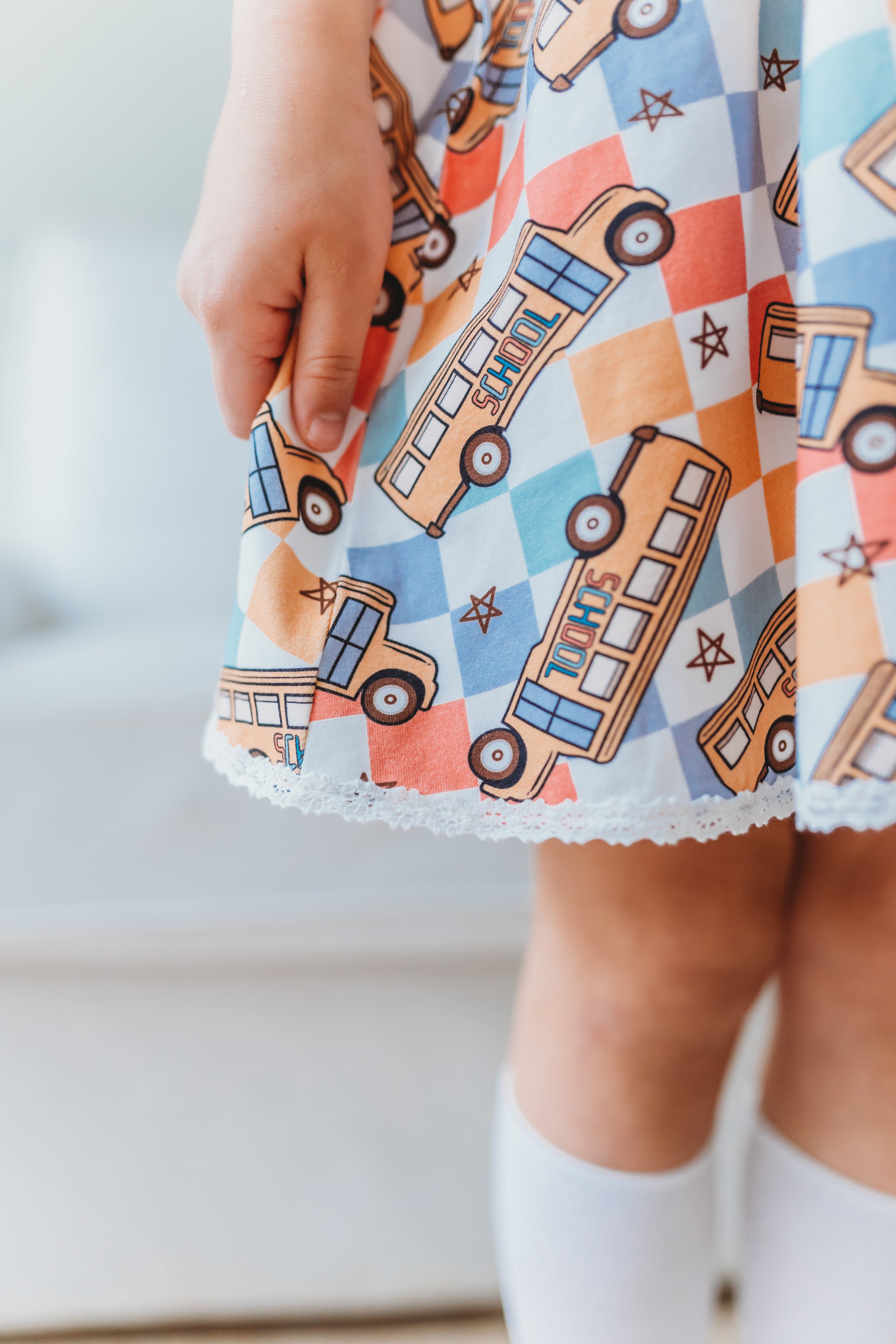 Penelope Knit Dress - Groovy Bus Ride (Pre-Order)