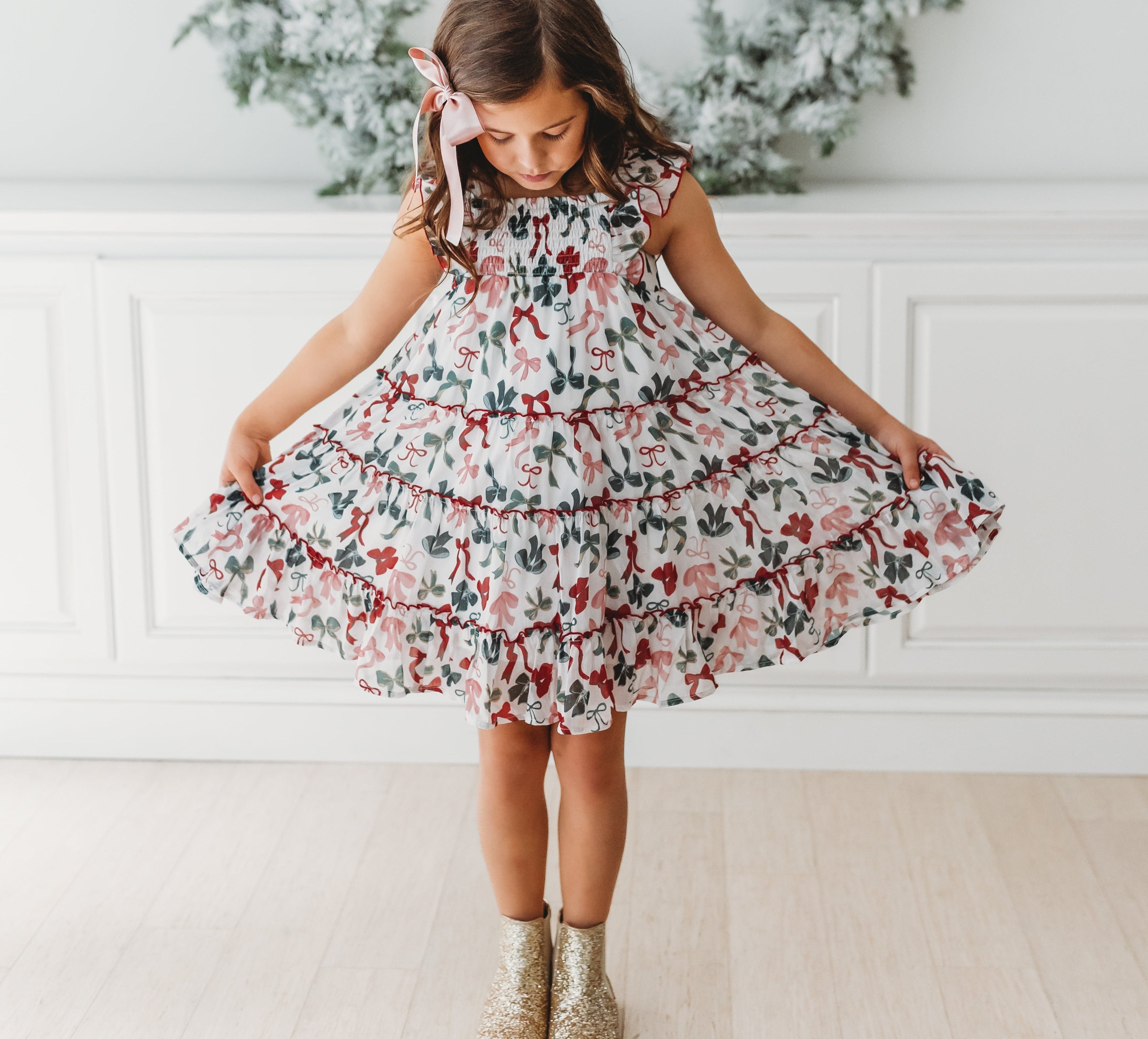 Brielle Dress - Merry Bows (PRE-ORDER)