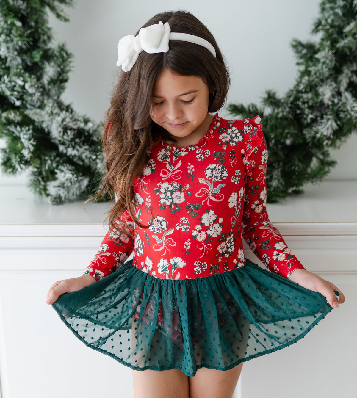 Leotard - Merry Magnolia (Pre-Order ships end of October)