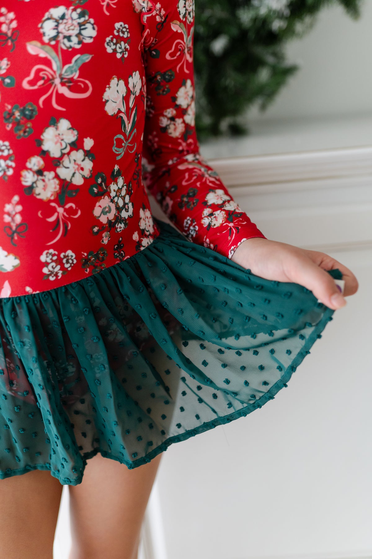 Leotard - Merry Magnolia (Pre-Order ships end of October)