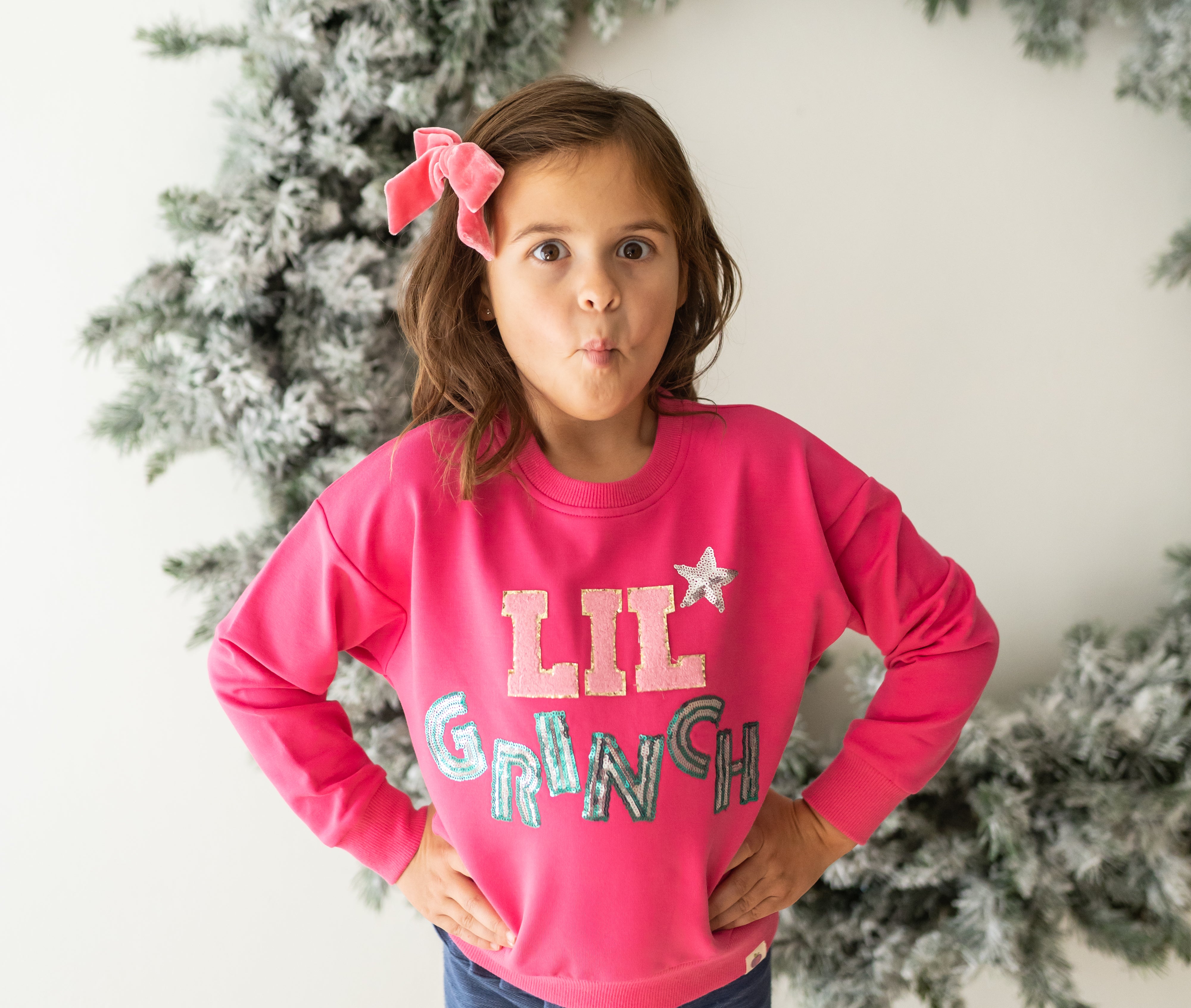 Grinch sweatshirt kids sale