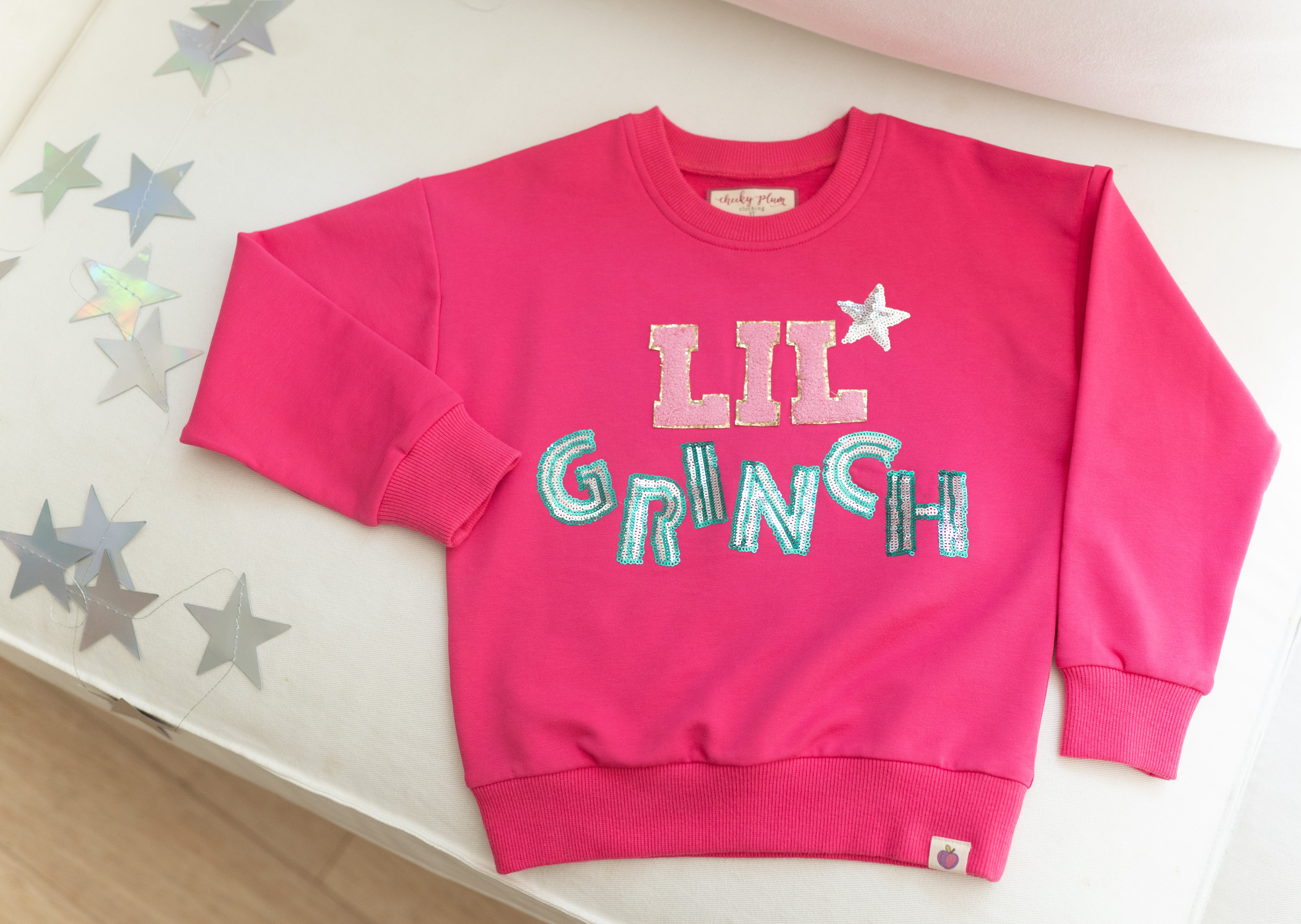 Chenille Sweatshirt - Lil' Grinch (PRE-ORDER)