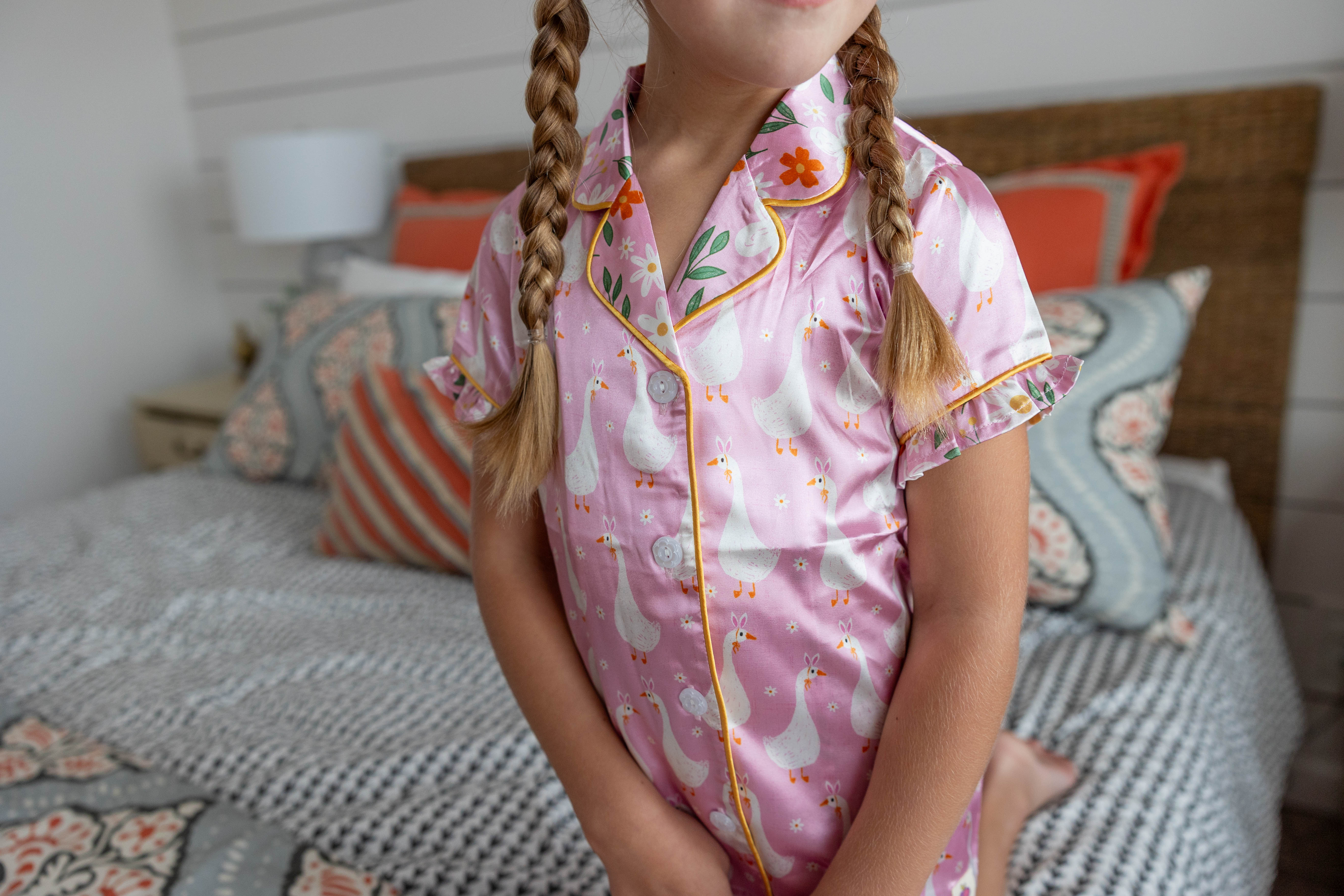 Satin Loungewear Set - Gooseberry Lane