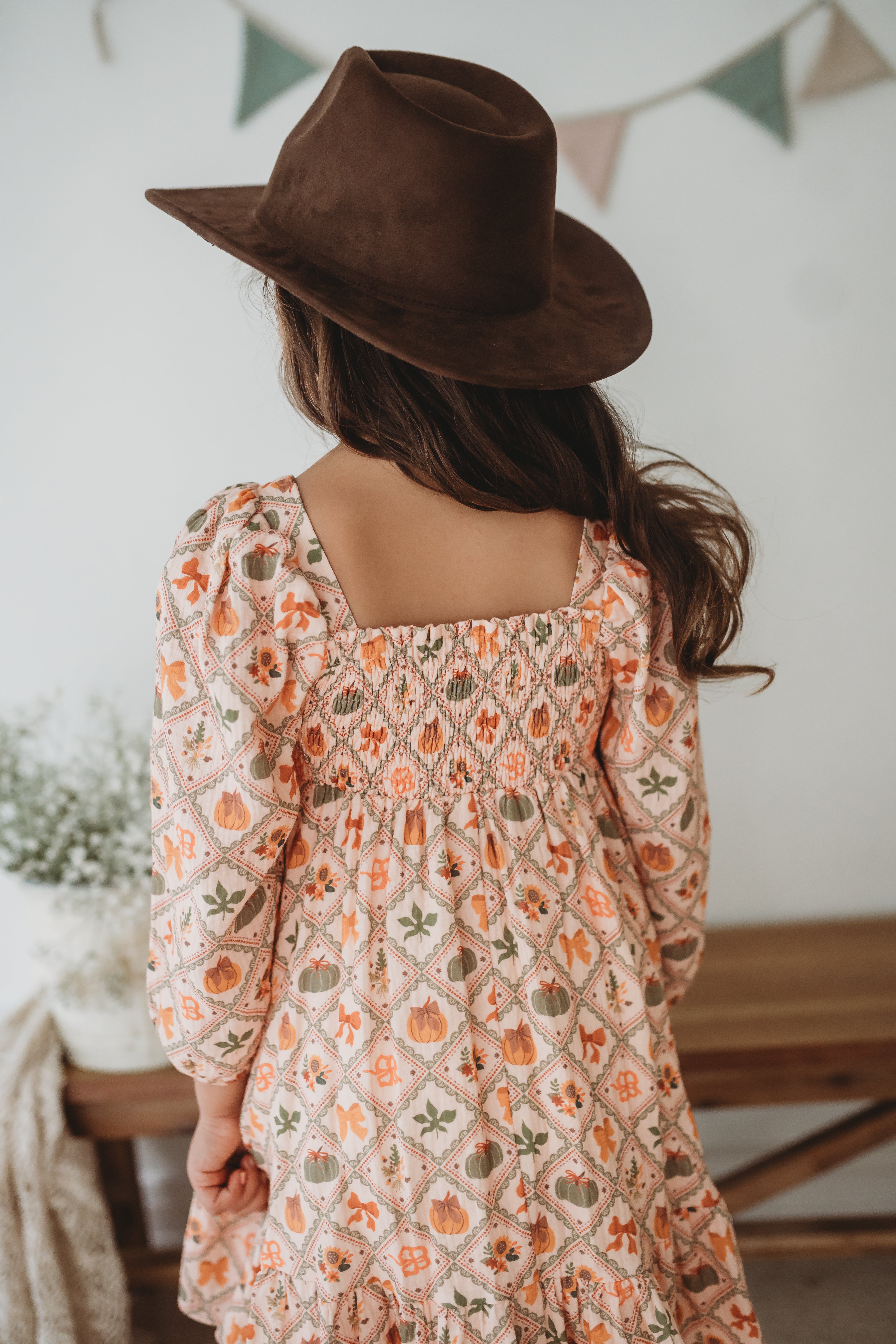 Puff Sleeve Gauze Dress - Heirloom Harvest (Pre-Order)