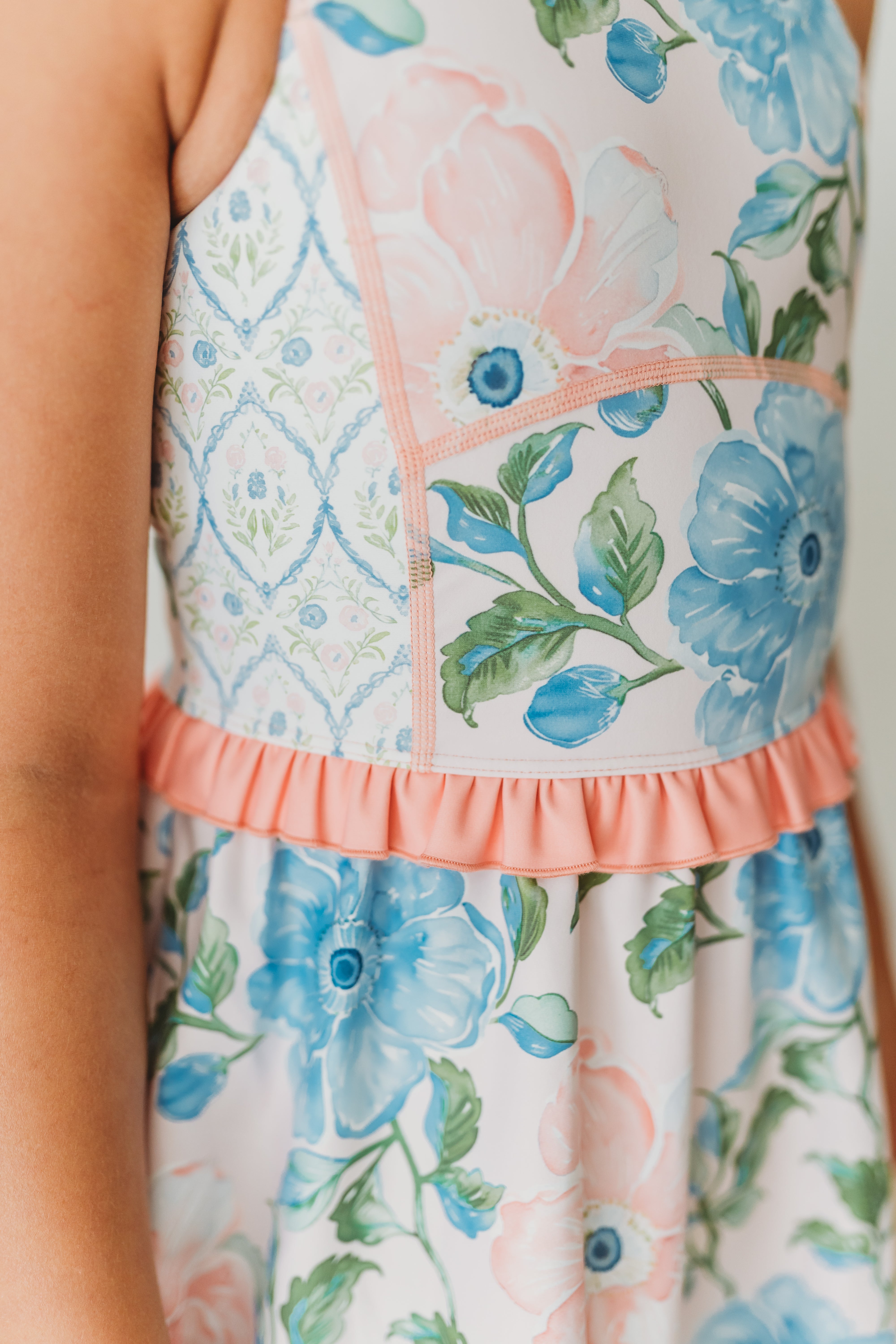 Athletic Dress - Blush & Bloom (Blue) (Pre-Order)