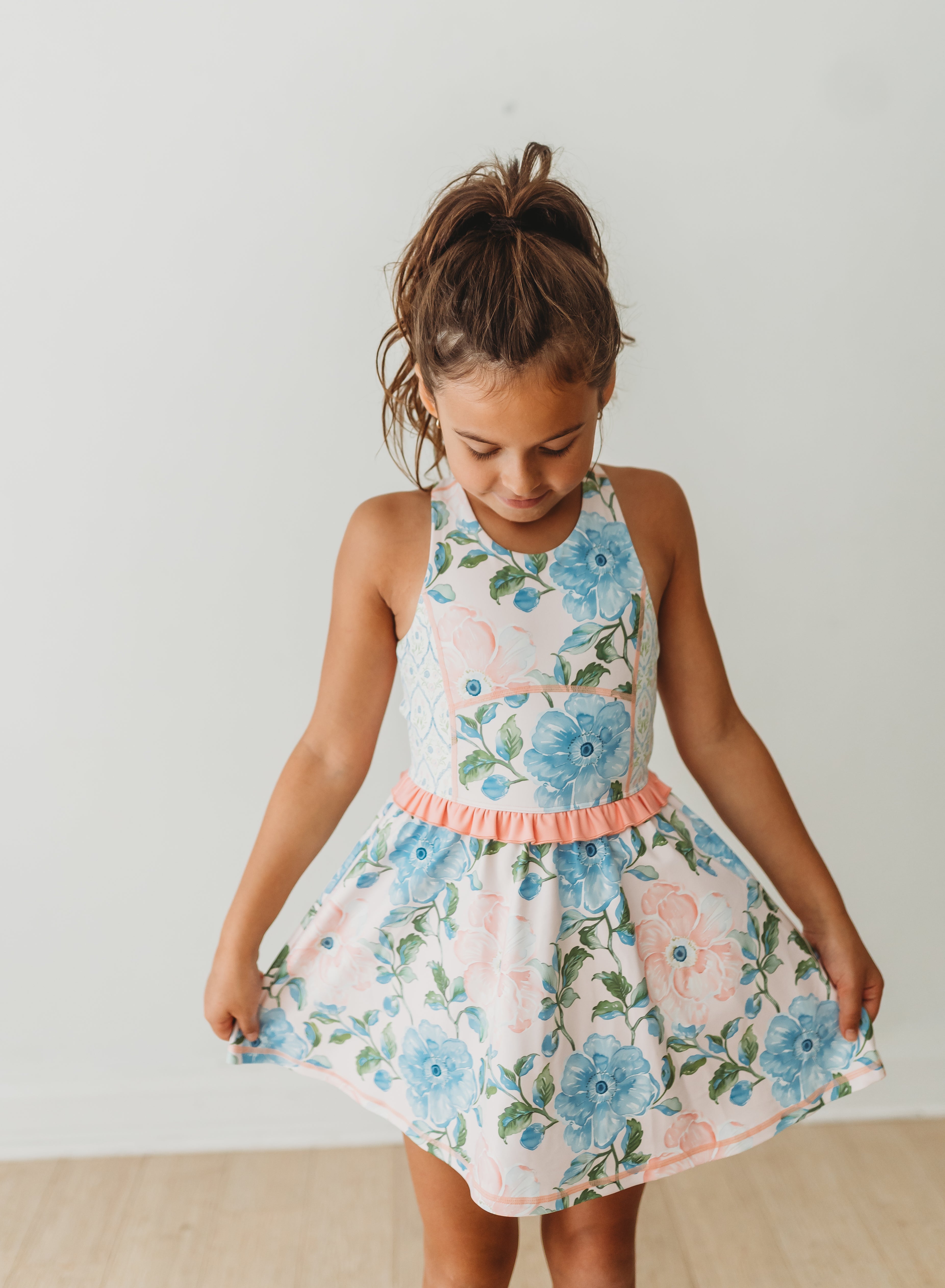 Athletic Dress - Blush & Bloom (Blue) (Pre-Order)