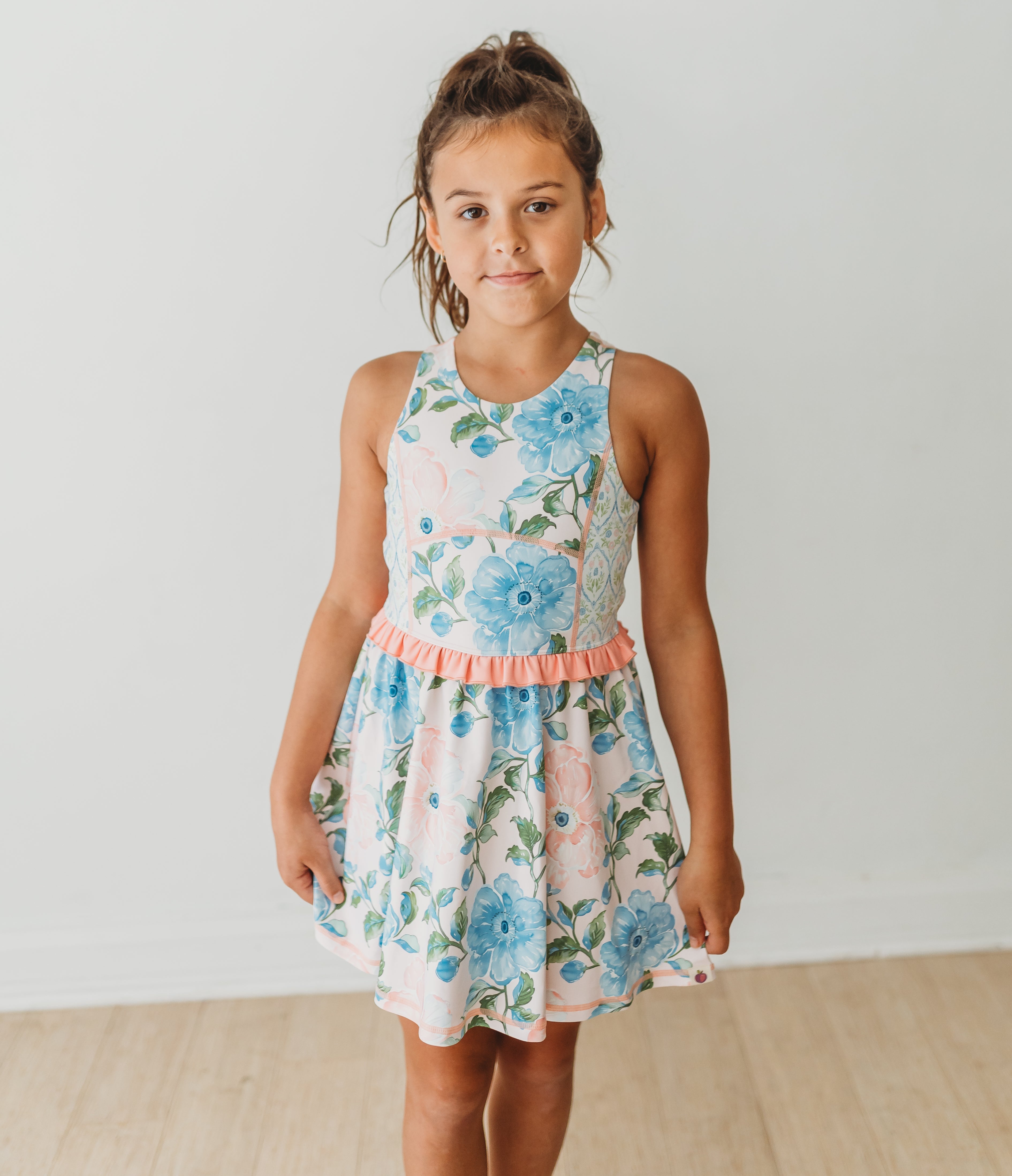 Athletic Dress - Blush & Bloom (Blue) (Pre-Order)