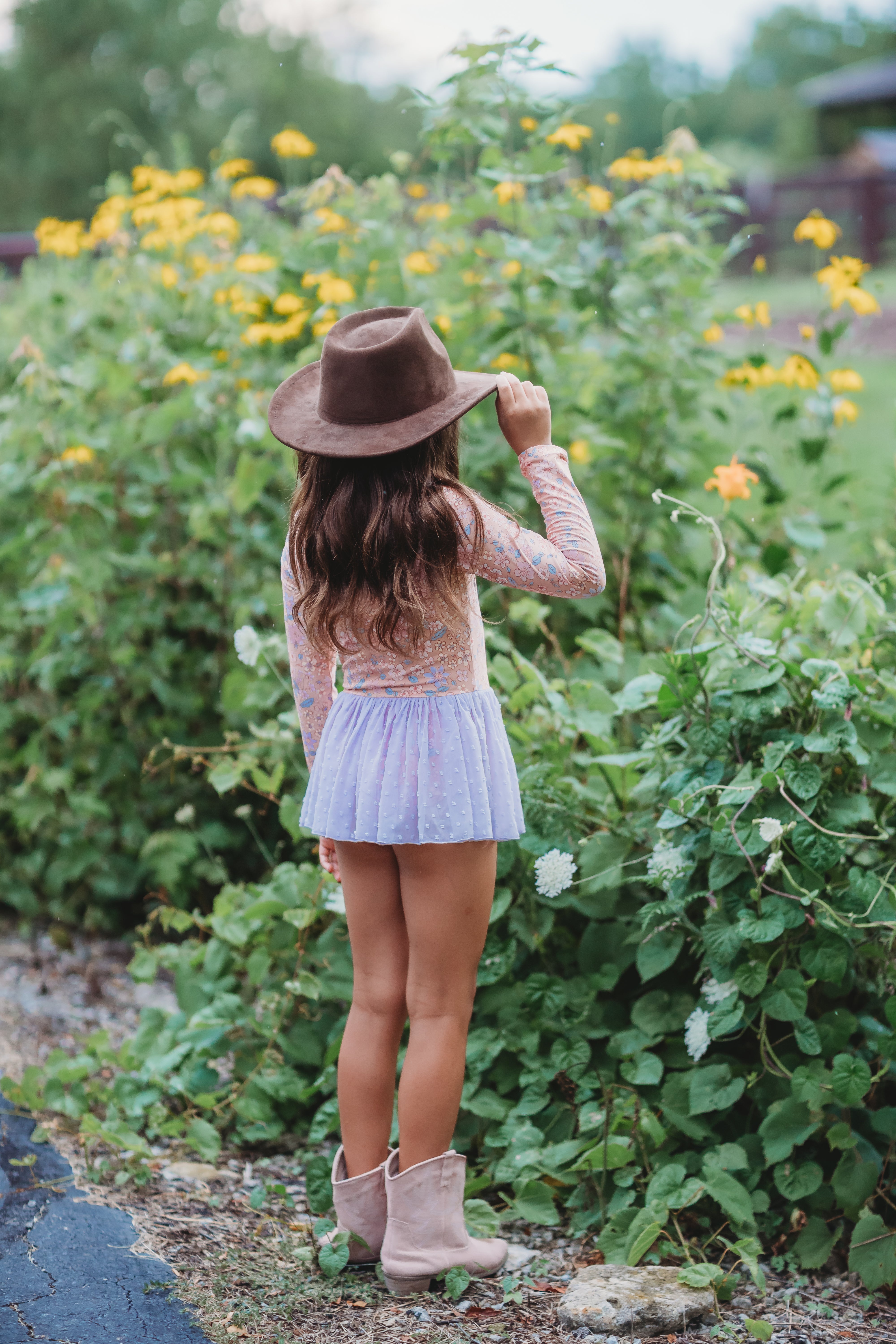 Farrah Clipdot Leotard - Mariposa Meadows (Pre-Order)