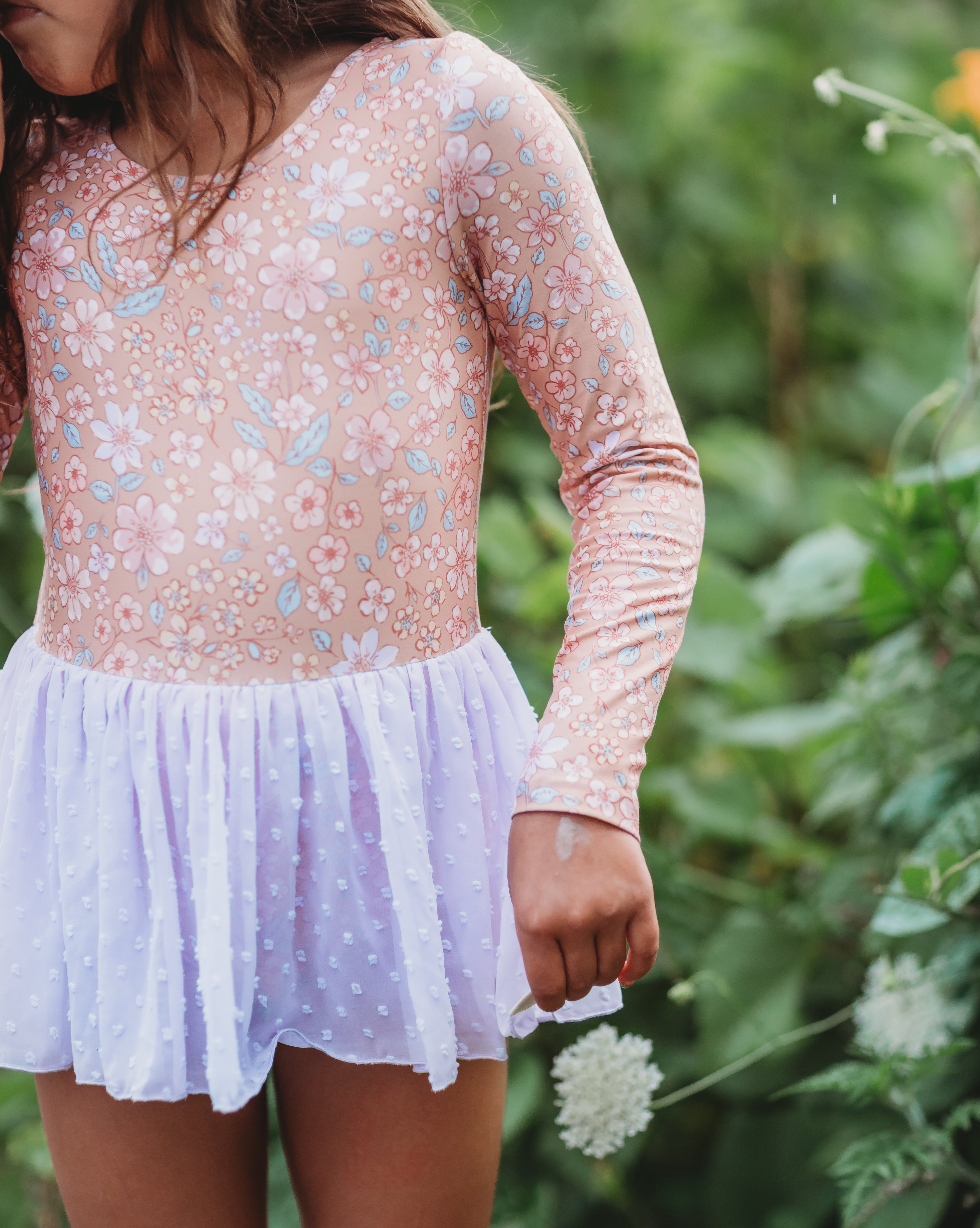 Farrah Clipdot Leotard - Mariposa Meadows (Pre-Order)