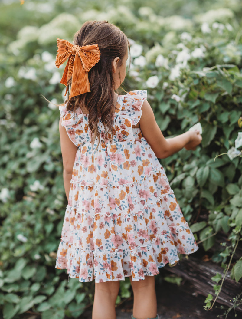 Brielle Shimmer Dress - Harvest Moon