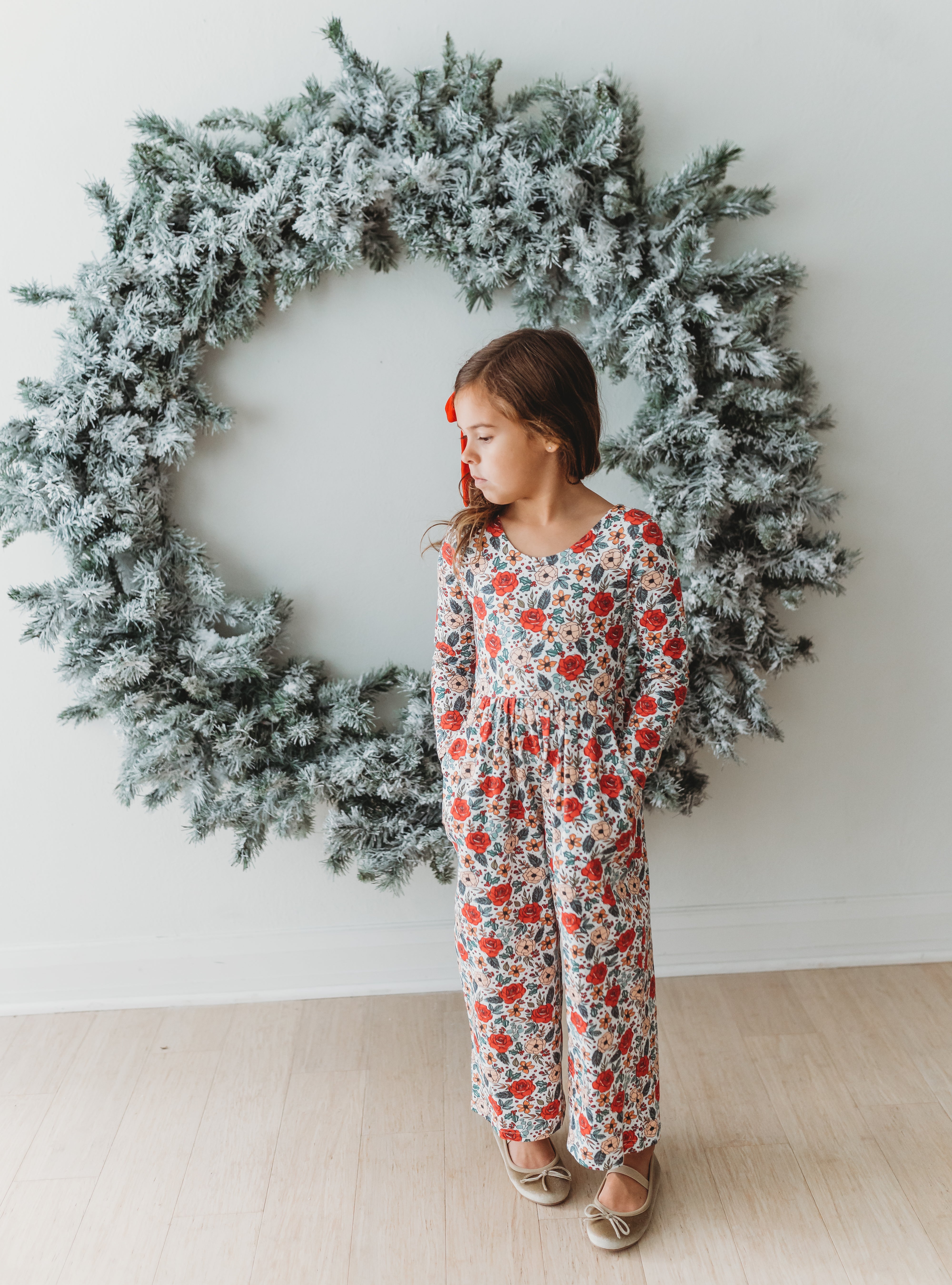 Ivy Romper - Jingle Bell Blooms