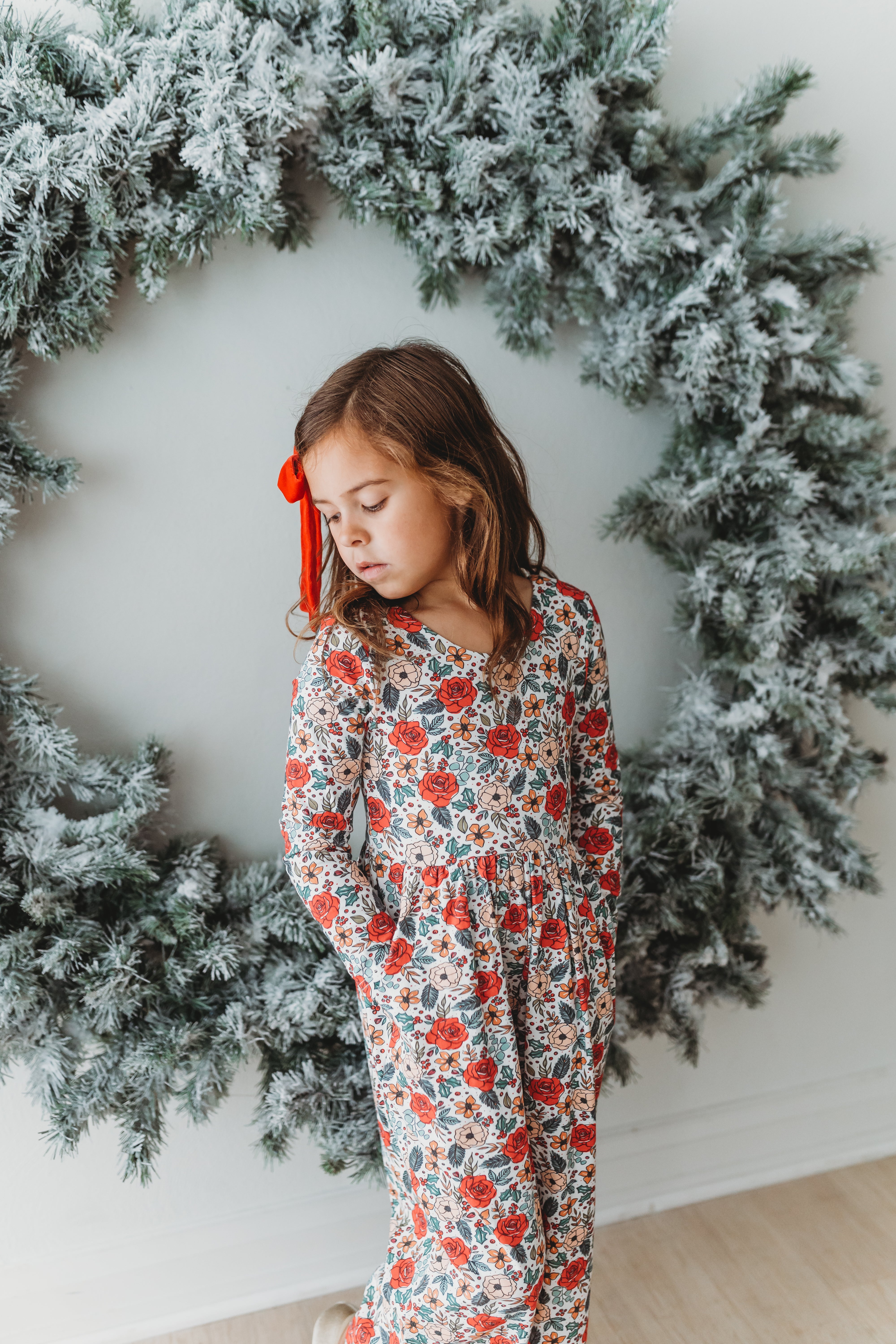 Ivy Romper - Jingle Bell Blooms