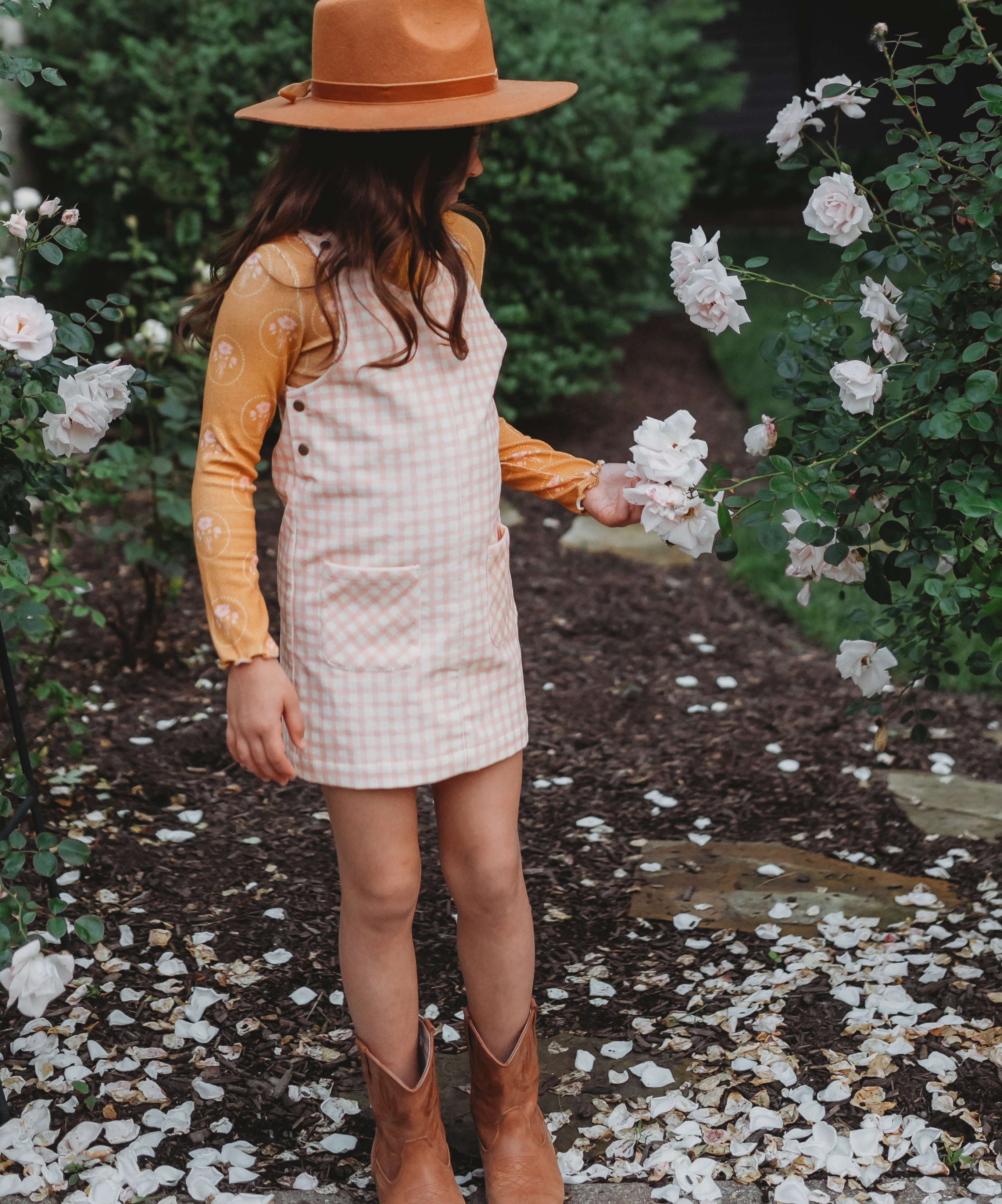Parker Corduroy Jumper Set - Harvest Stitch