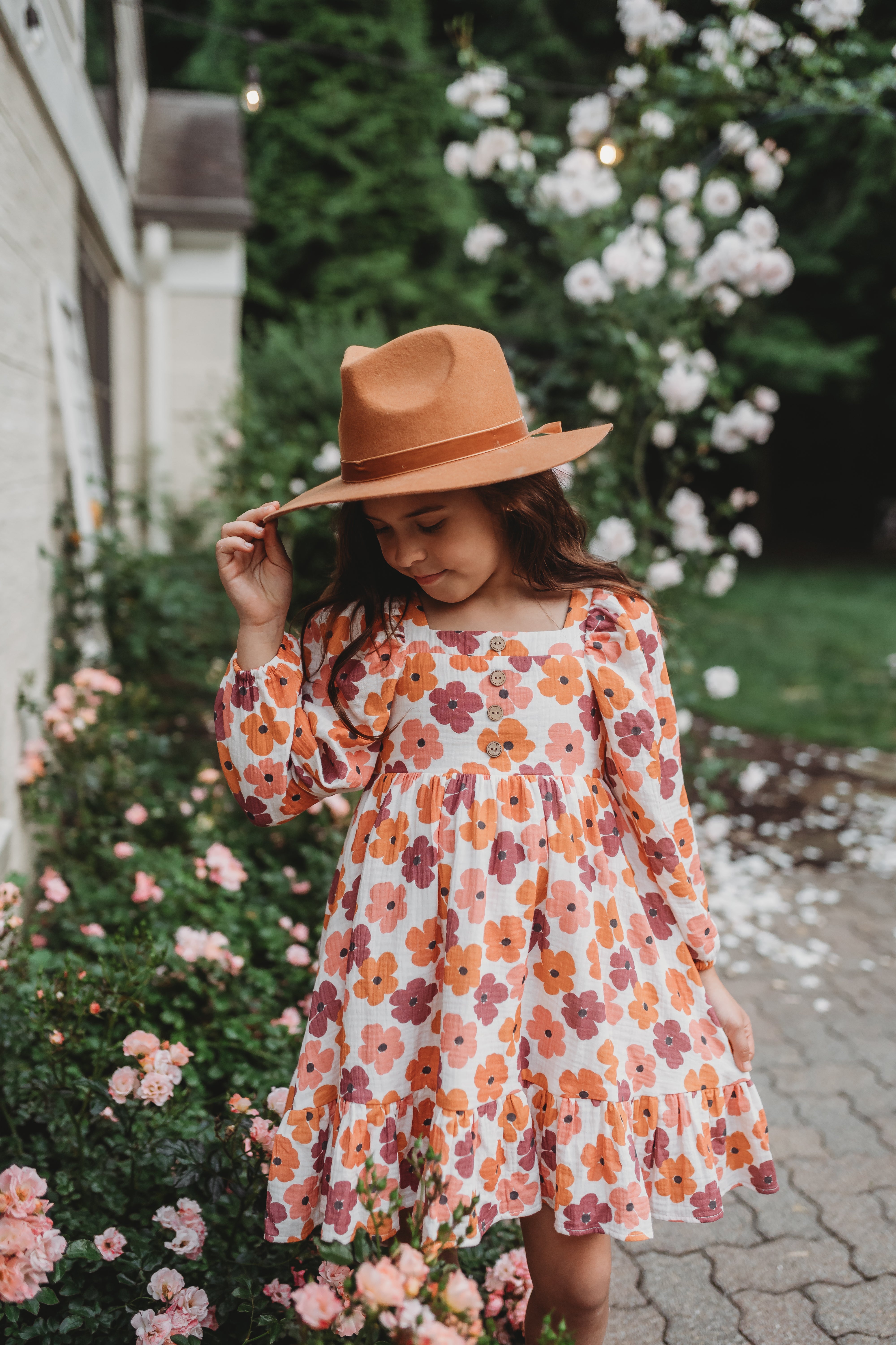 Puff Sleeve Gauze Dress - Wild Plum