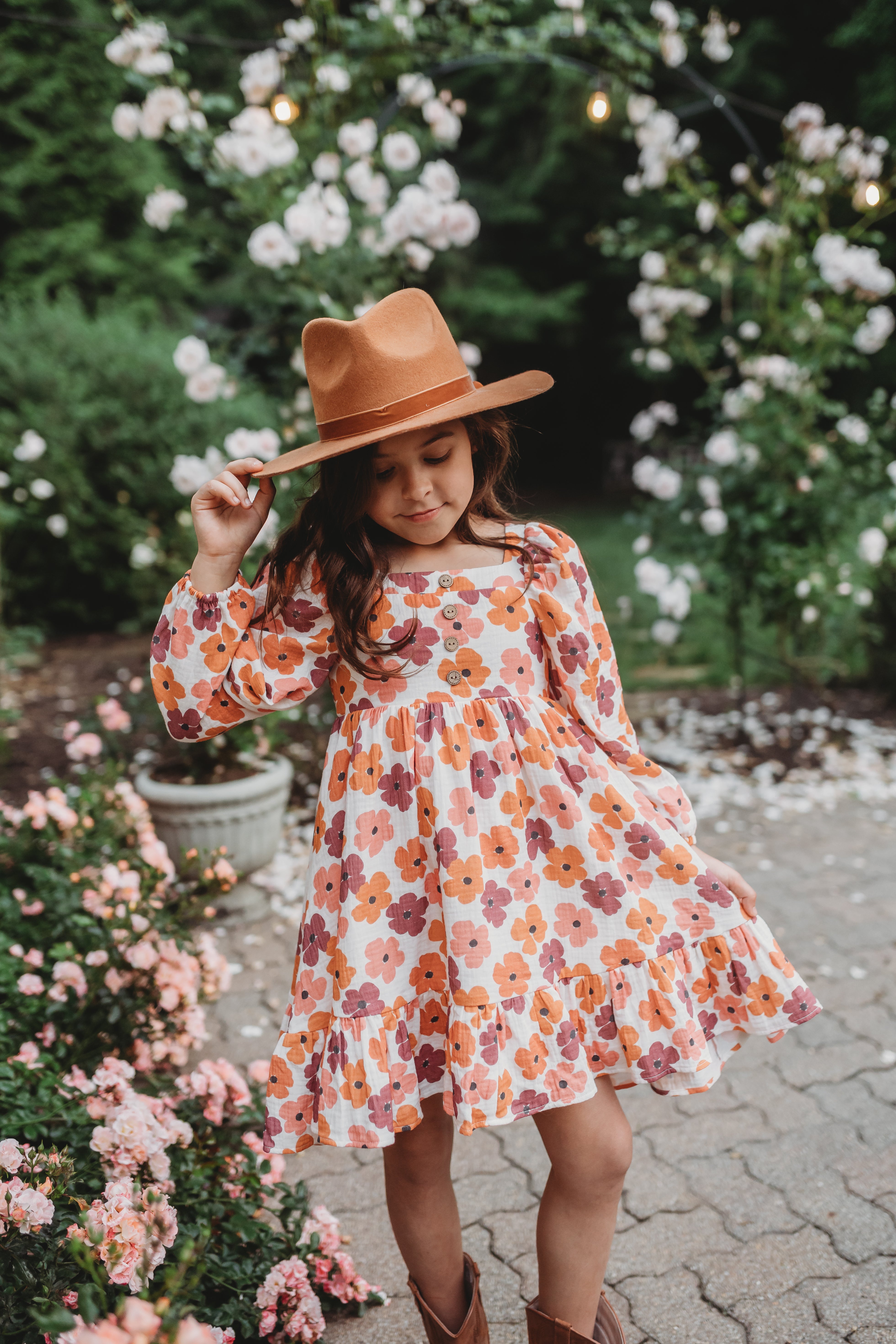 Puff Sleeve Gauze Dress - Wild Plum