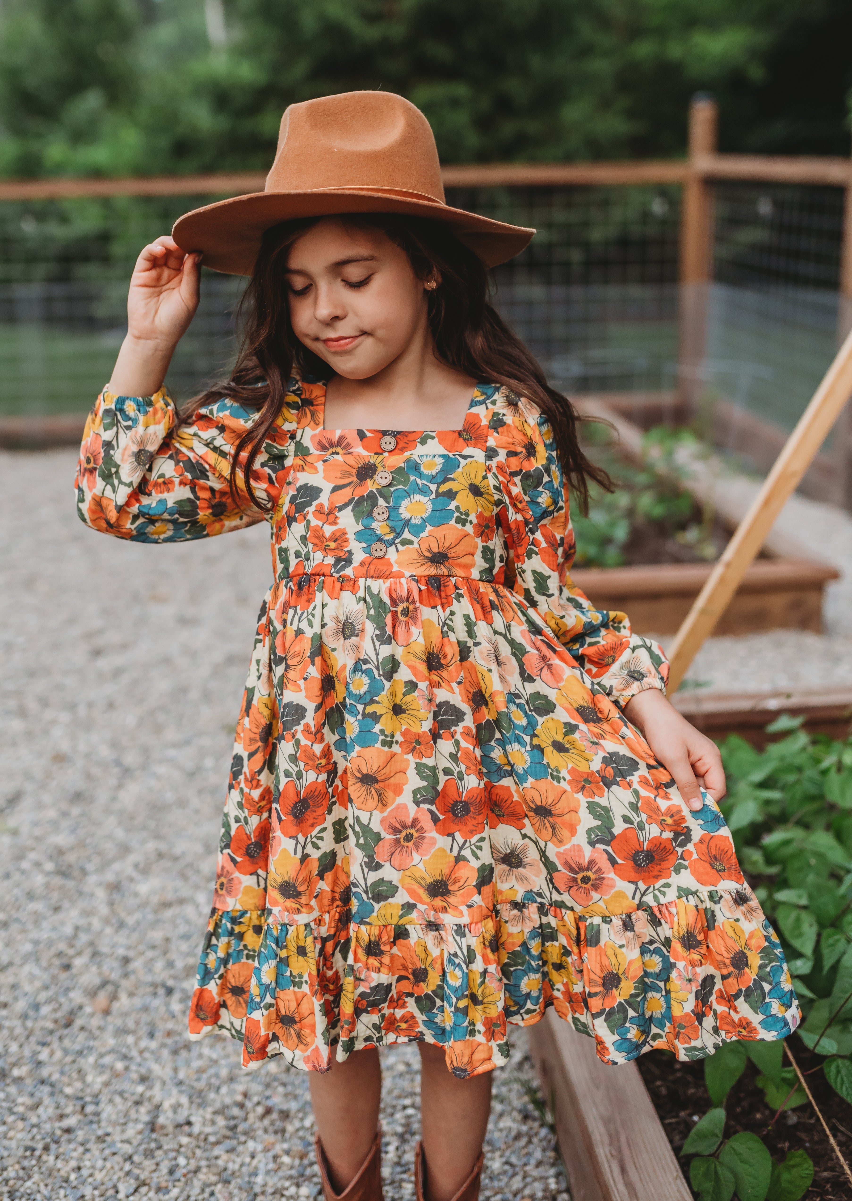 Puff Sleeve Gauze Dress - Teal Revival