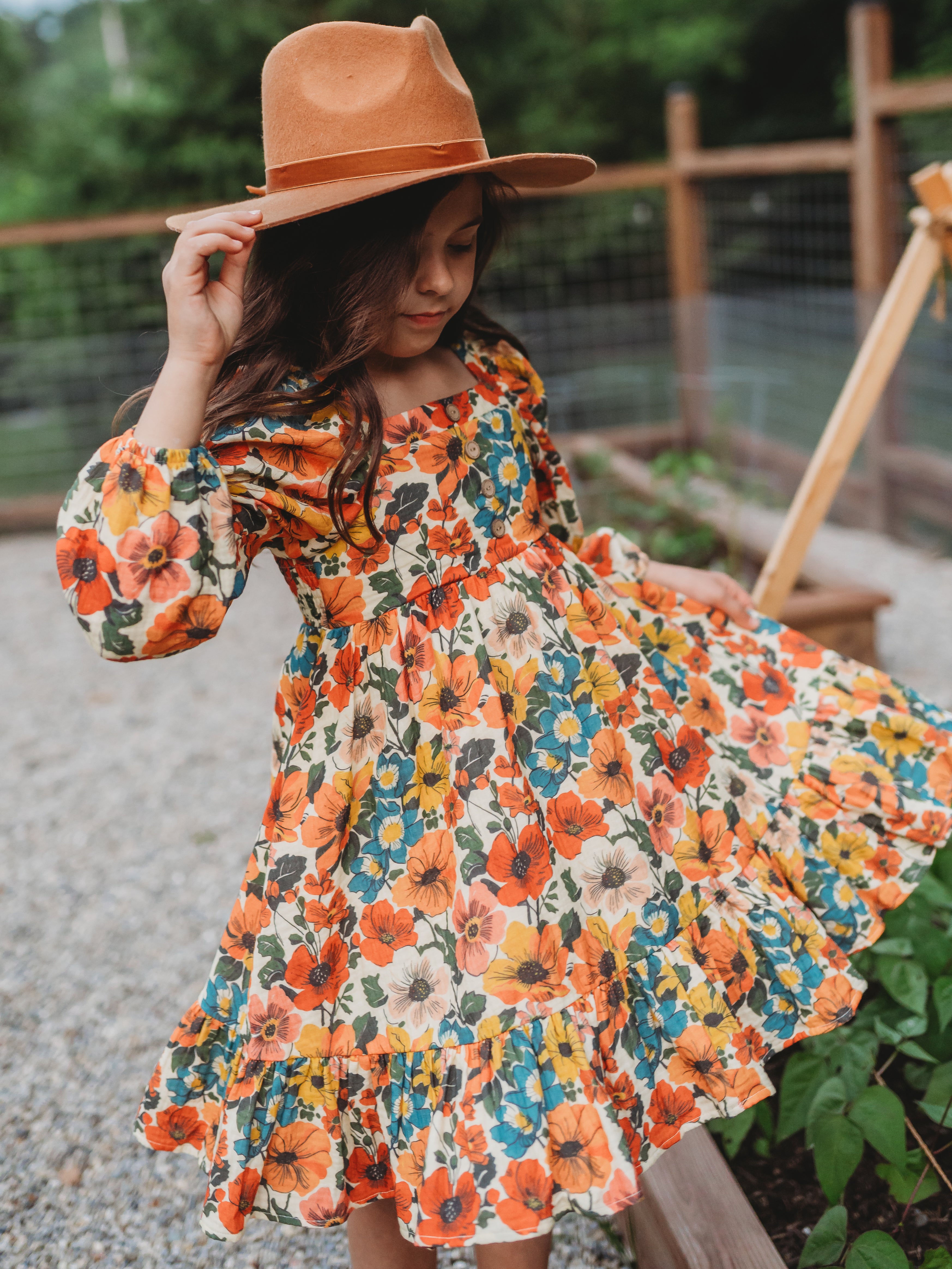 Puff Sleeve Gauze Dress - Teal Revival
