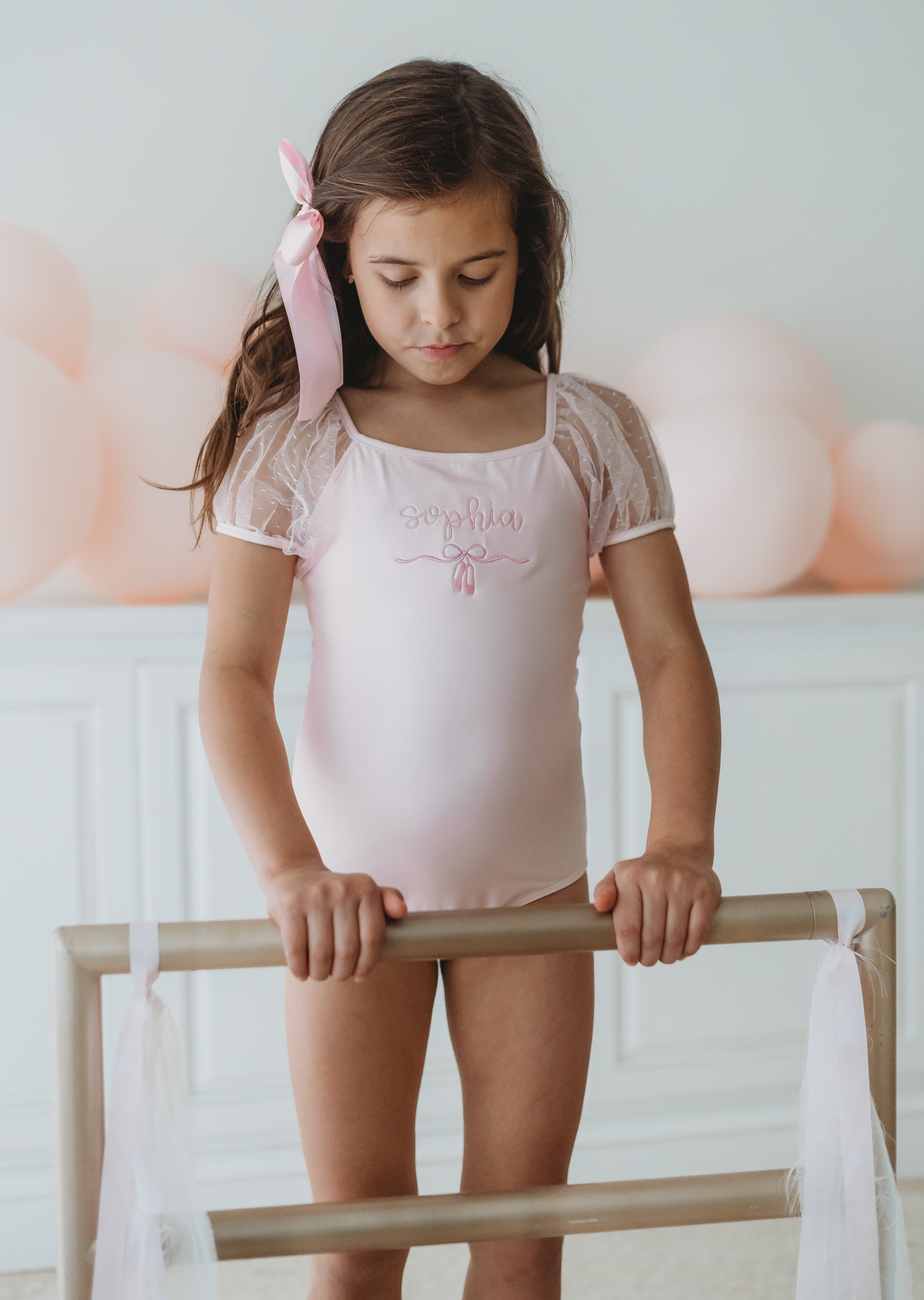 Mesh Leotard - Pink Bliss