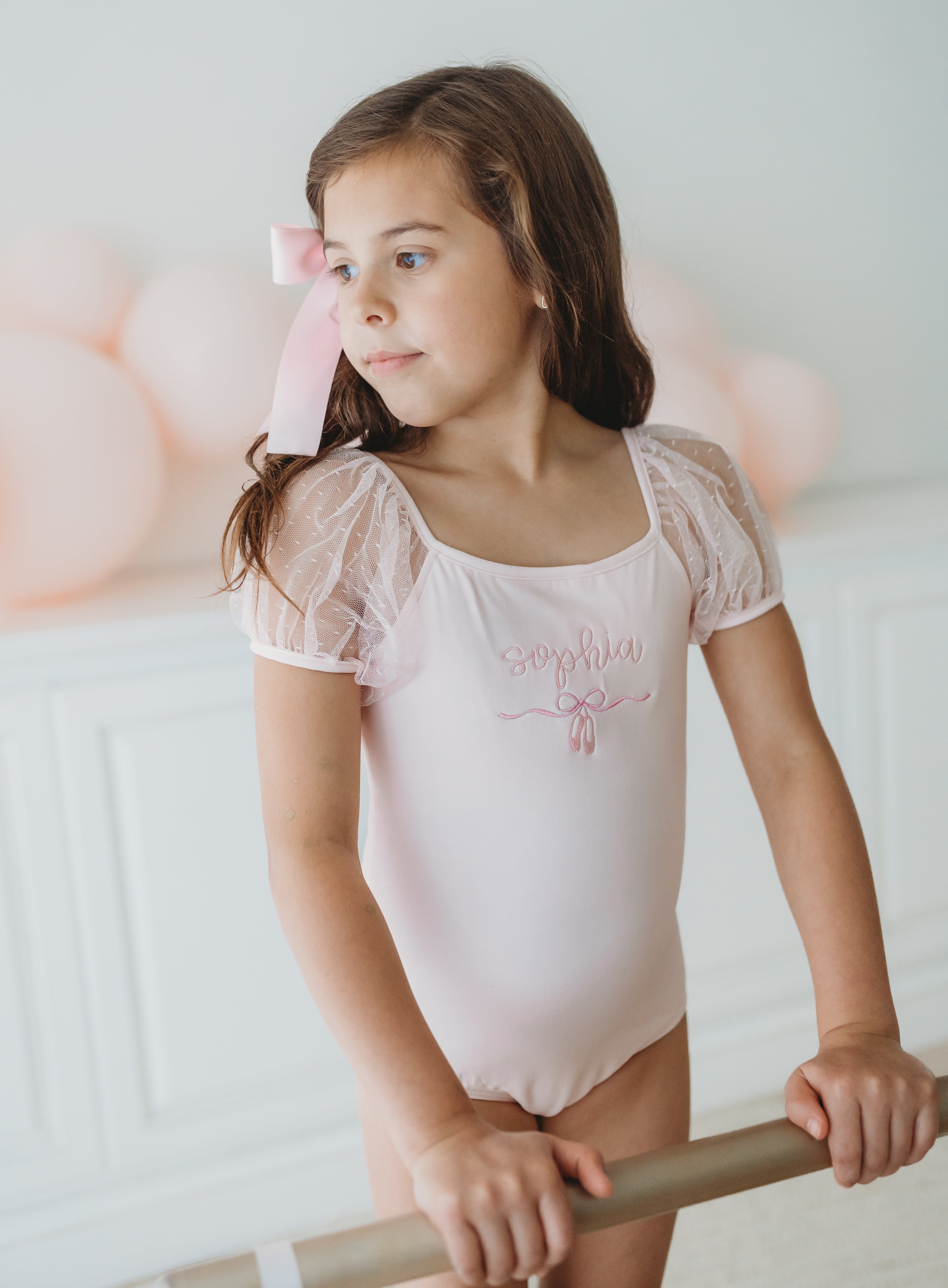 Mesh Leotard - Pink Bliss