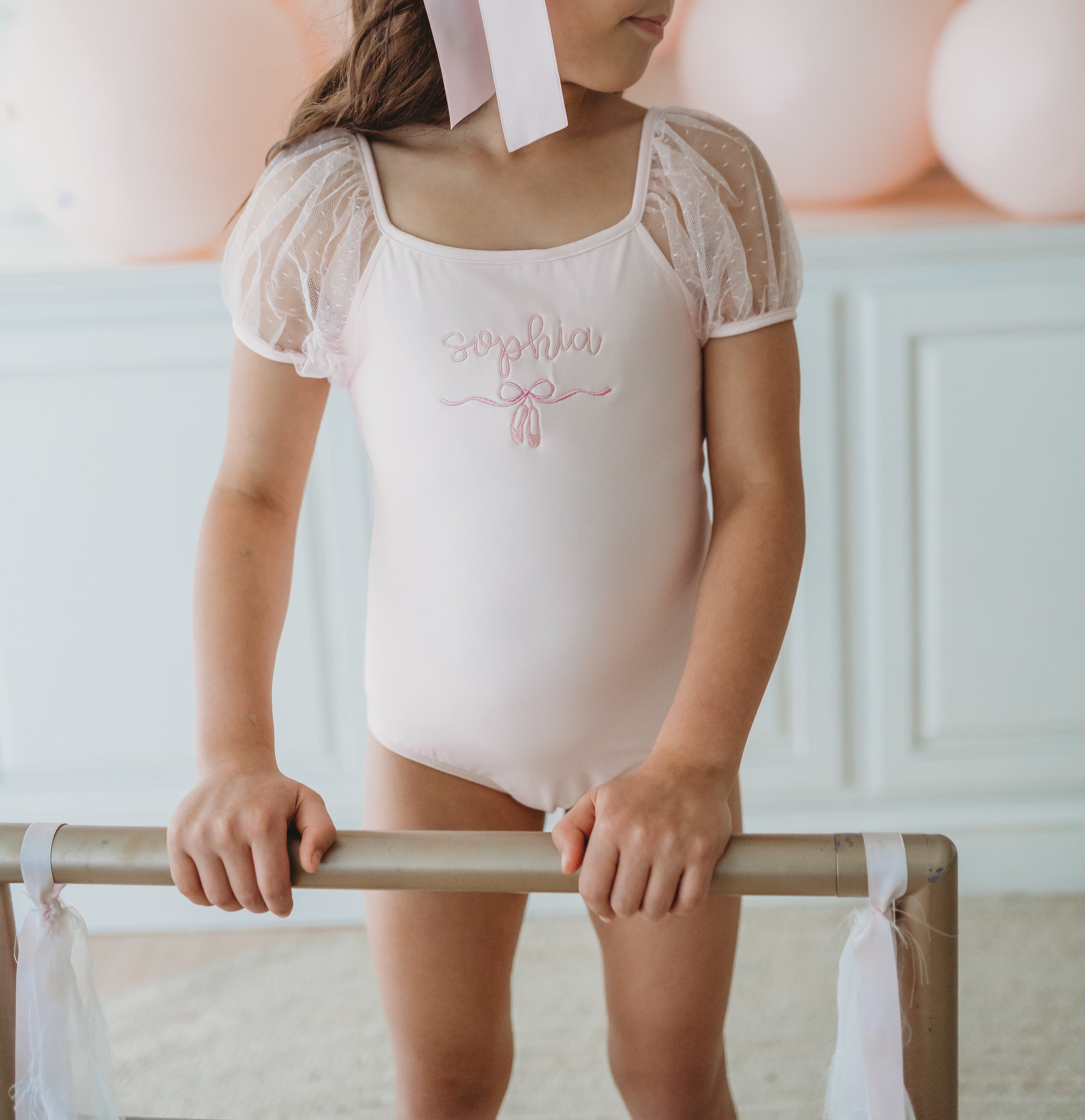 Mesh Leotard - Pink Bliss