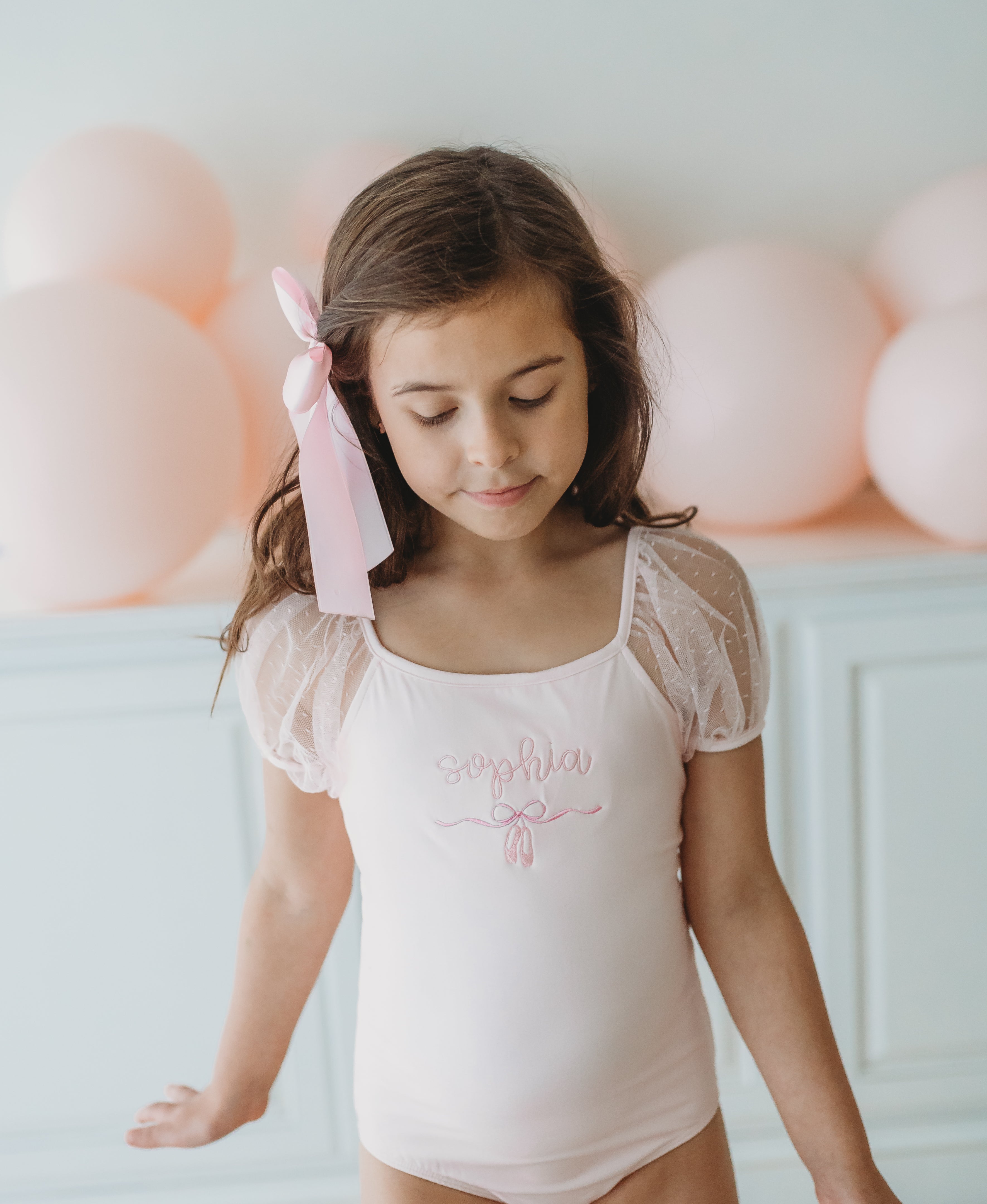 Mesh Leotard - Pink Bliss