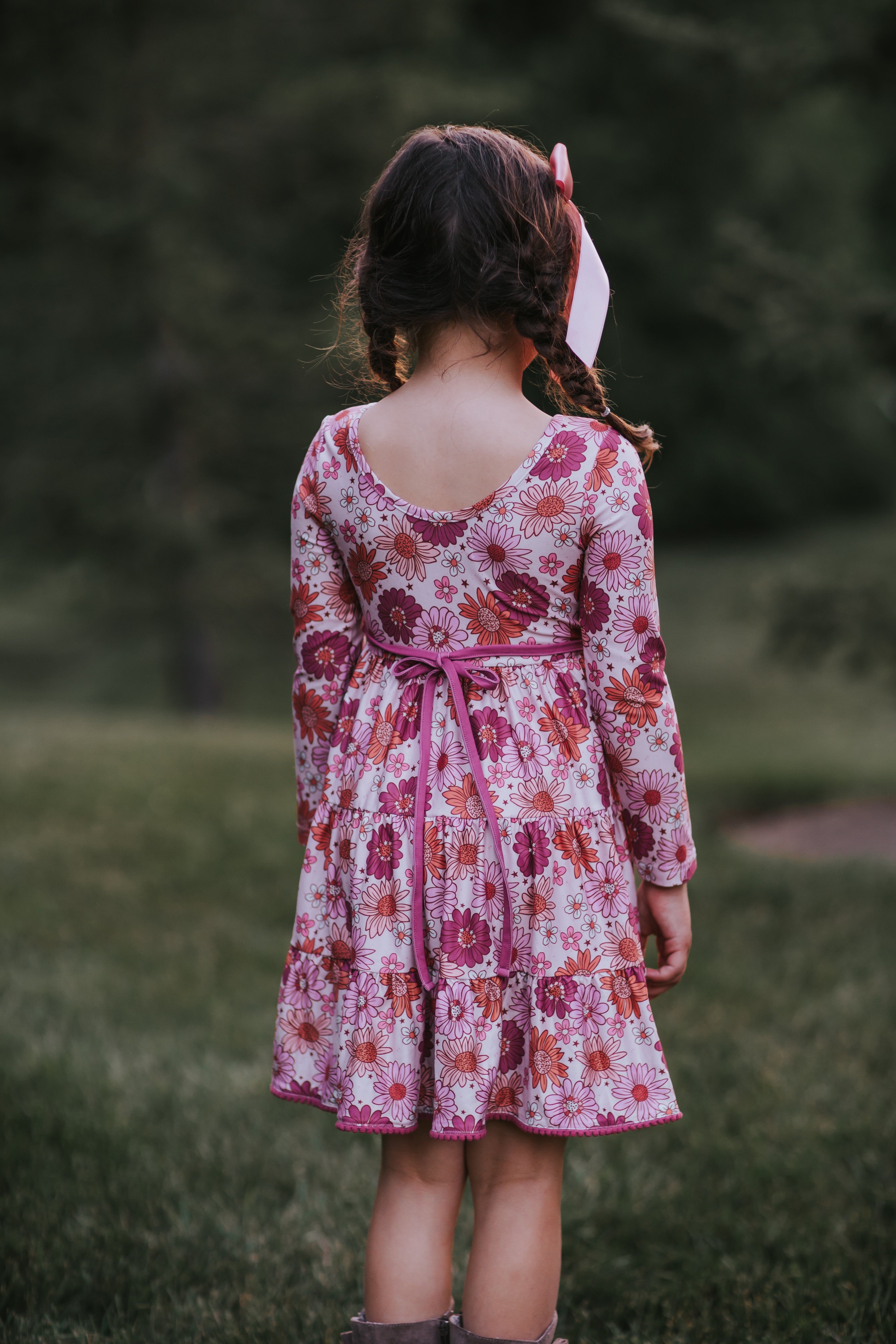 Annistyn Dress - Mulberry Moonlight