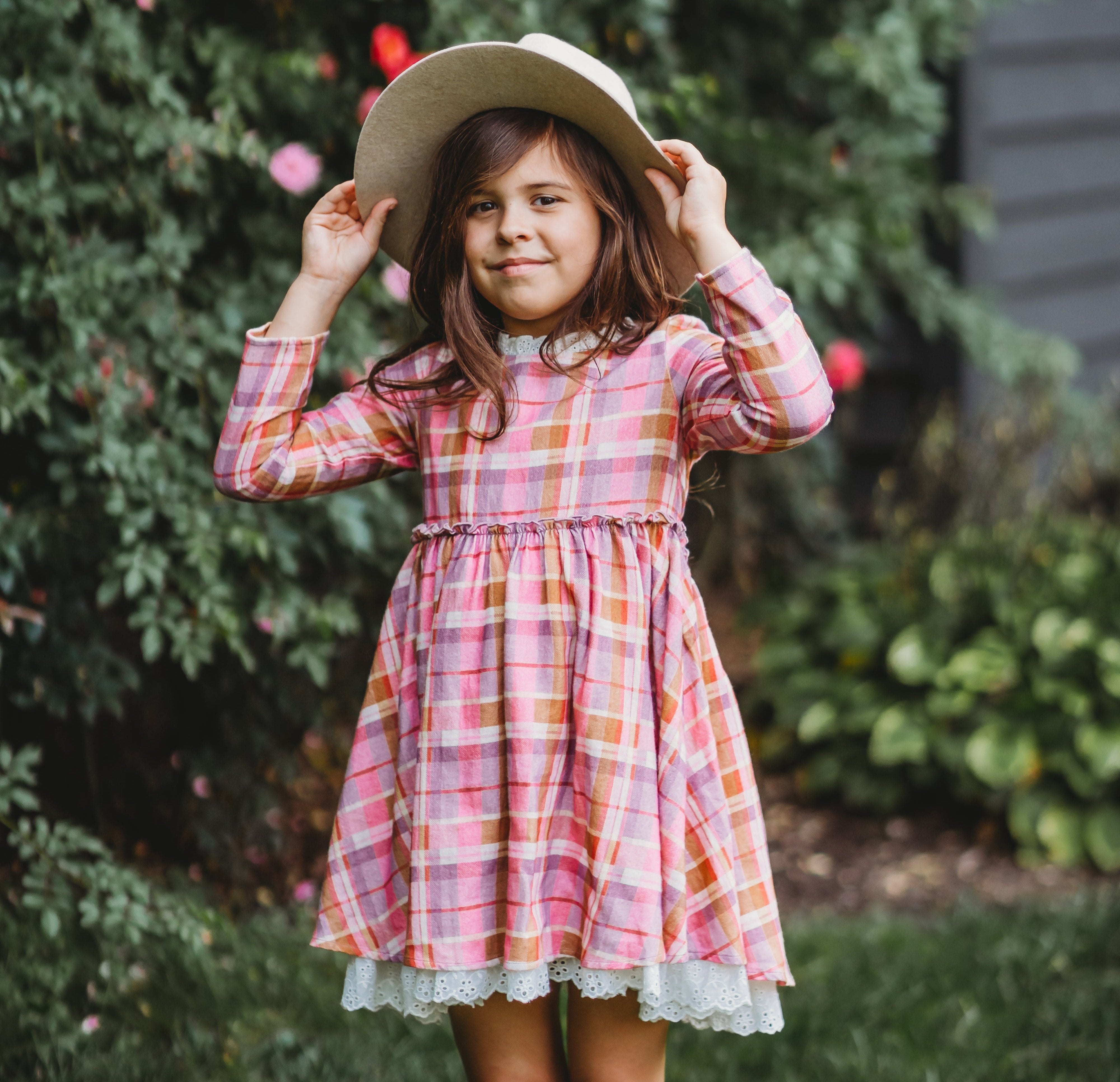 Cheeky Plum Myra Dress Plaid Perfection 2T