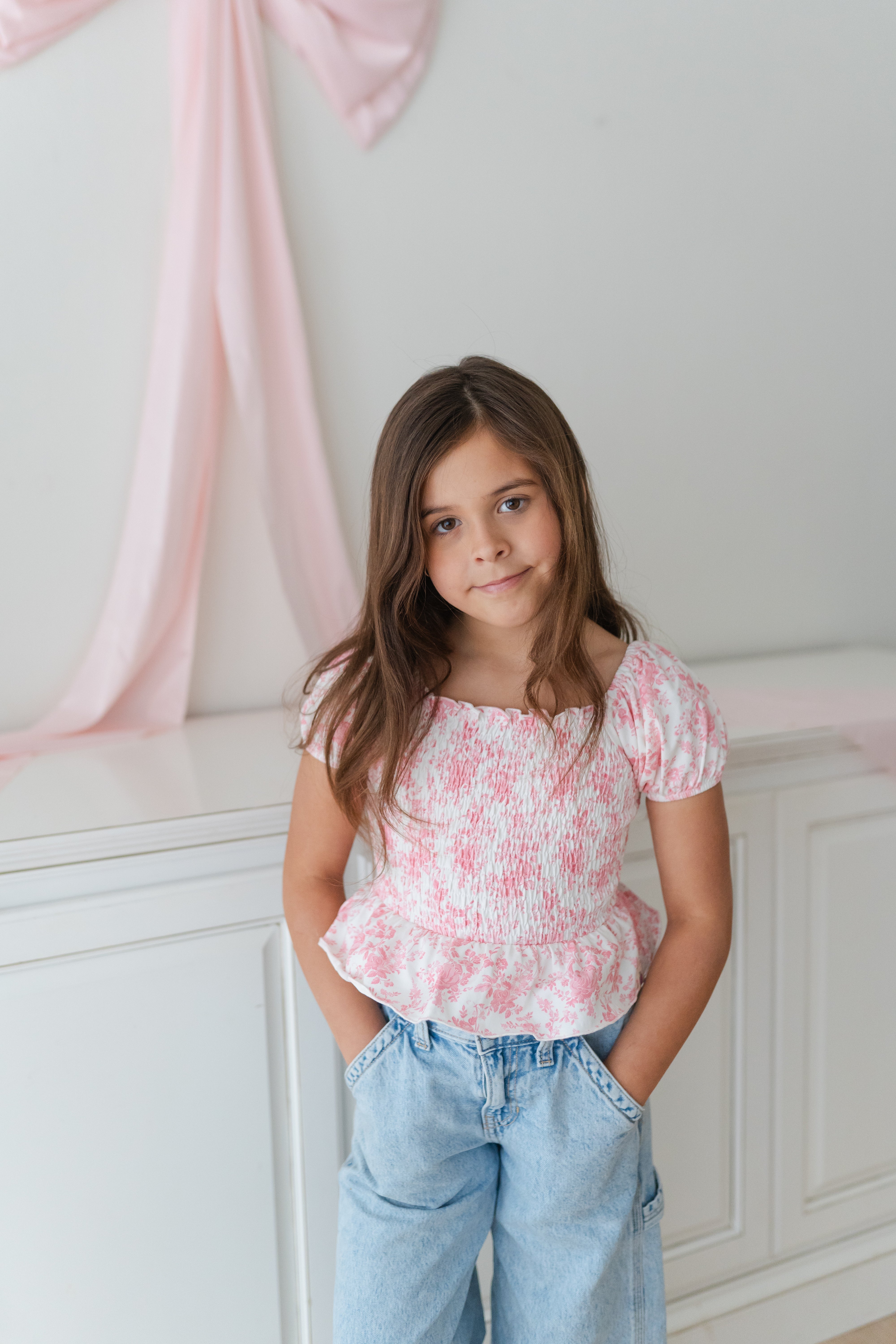 Peplum Top - Toile de Rose (Pre-Order)