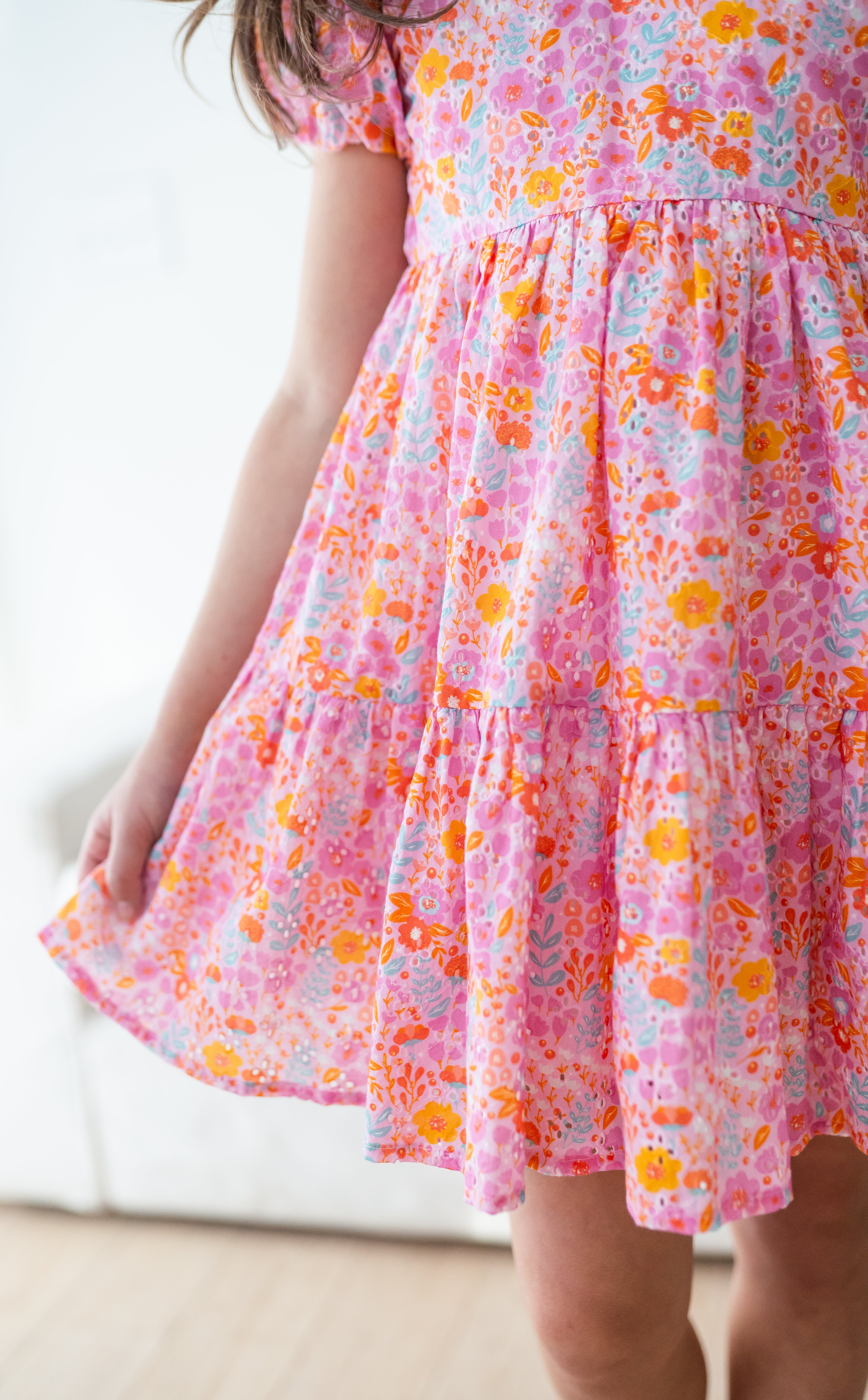 Eyelet Dress - Pink Papaya Parade (Pre-Order)