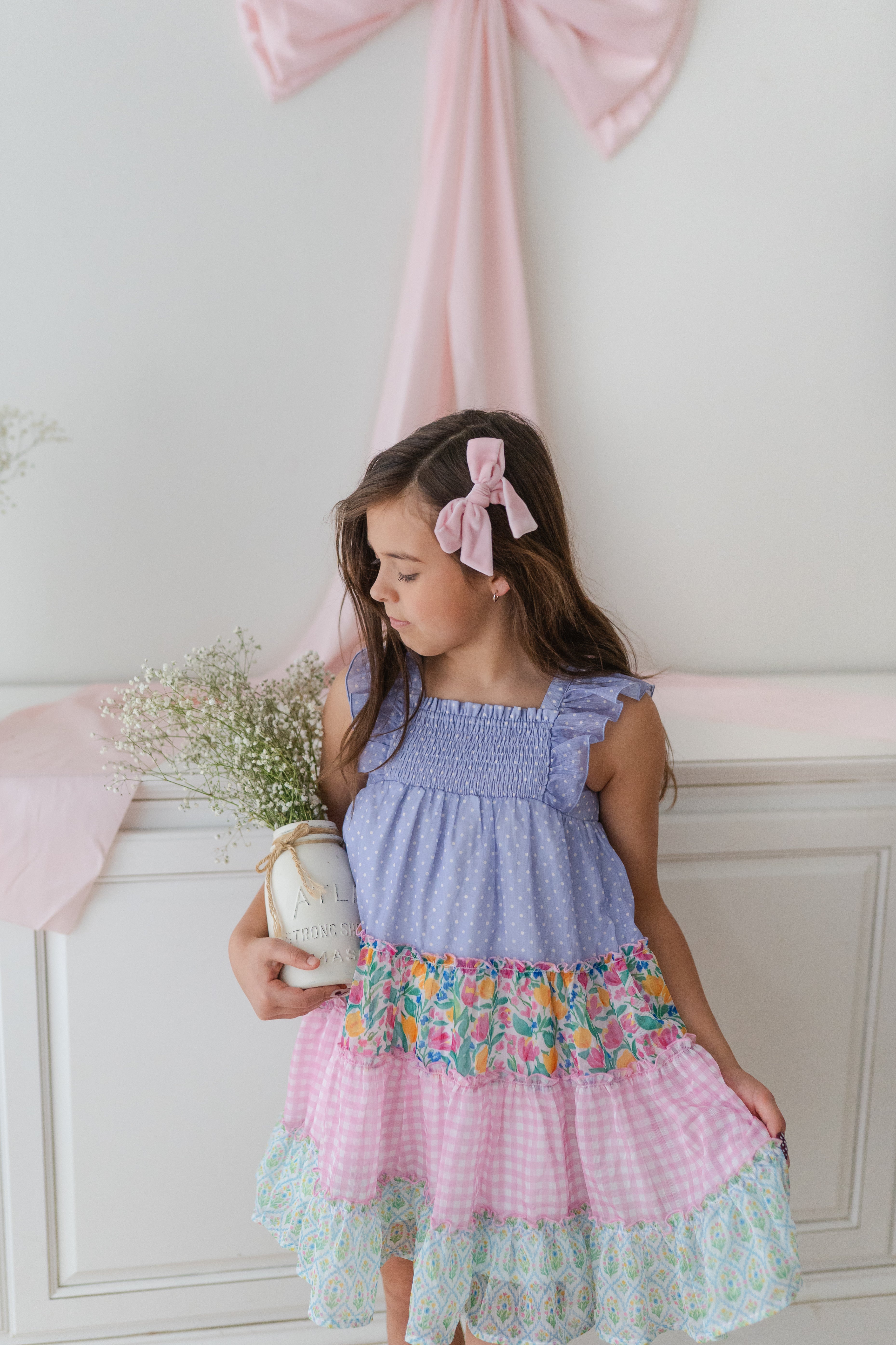 Brielle Panel Dress - Garden Party