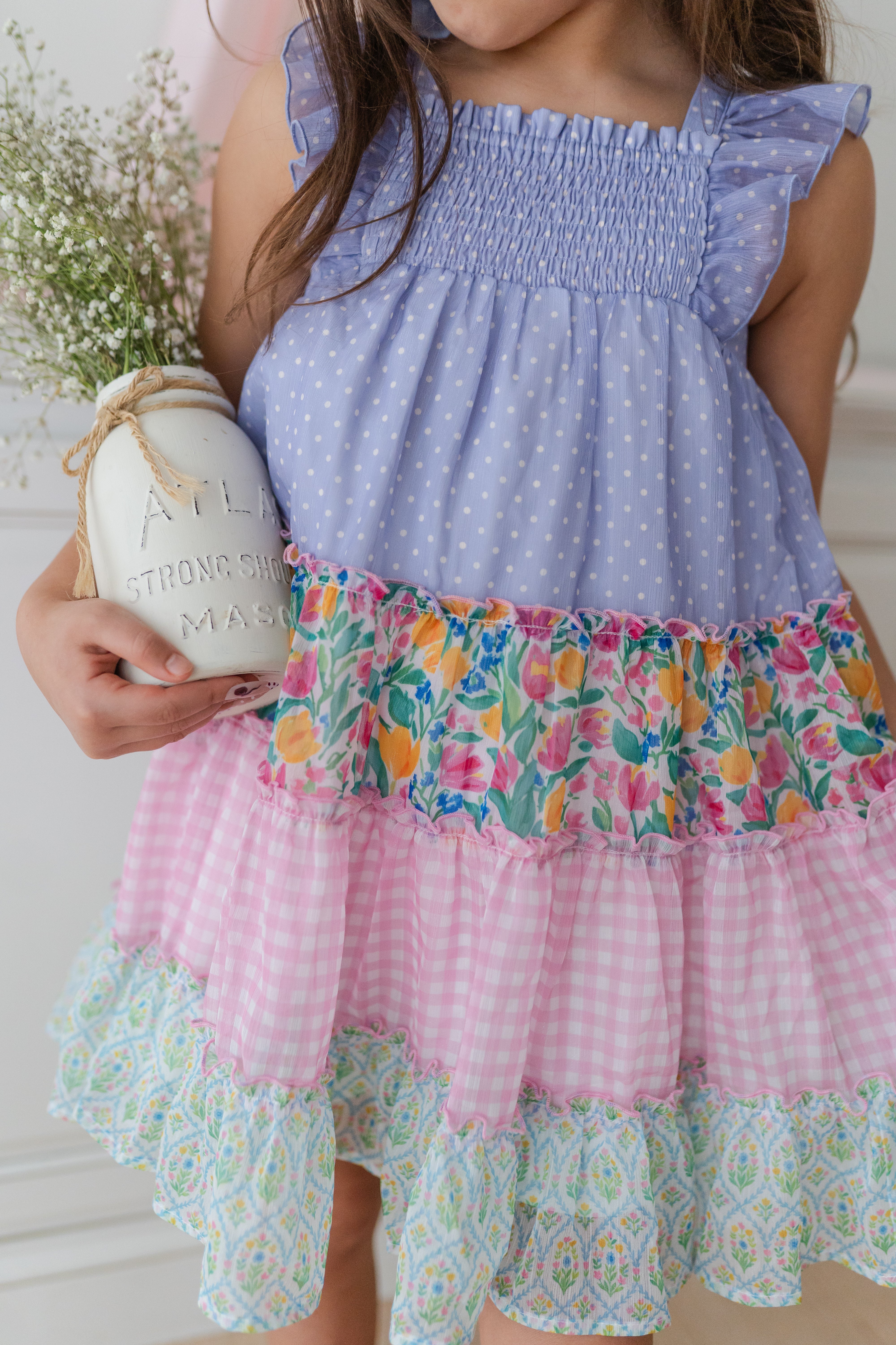 Brielle Panel Dress - Garden Party (Pre-Order)