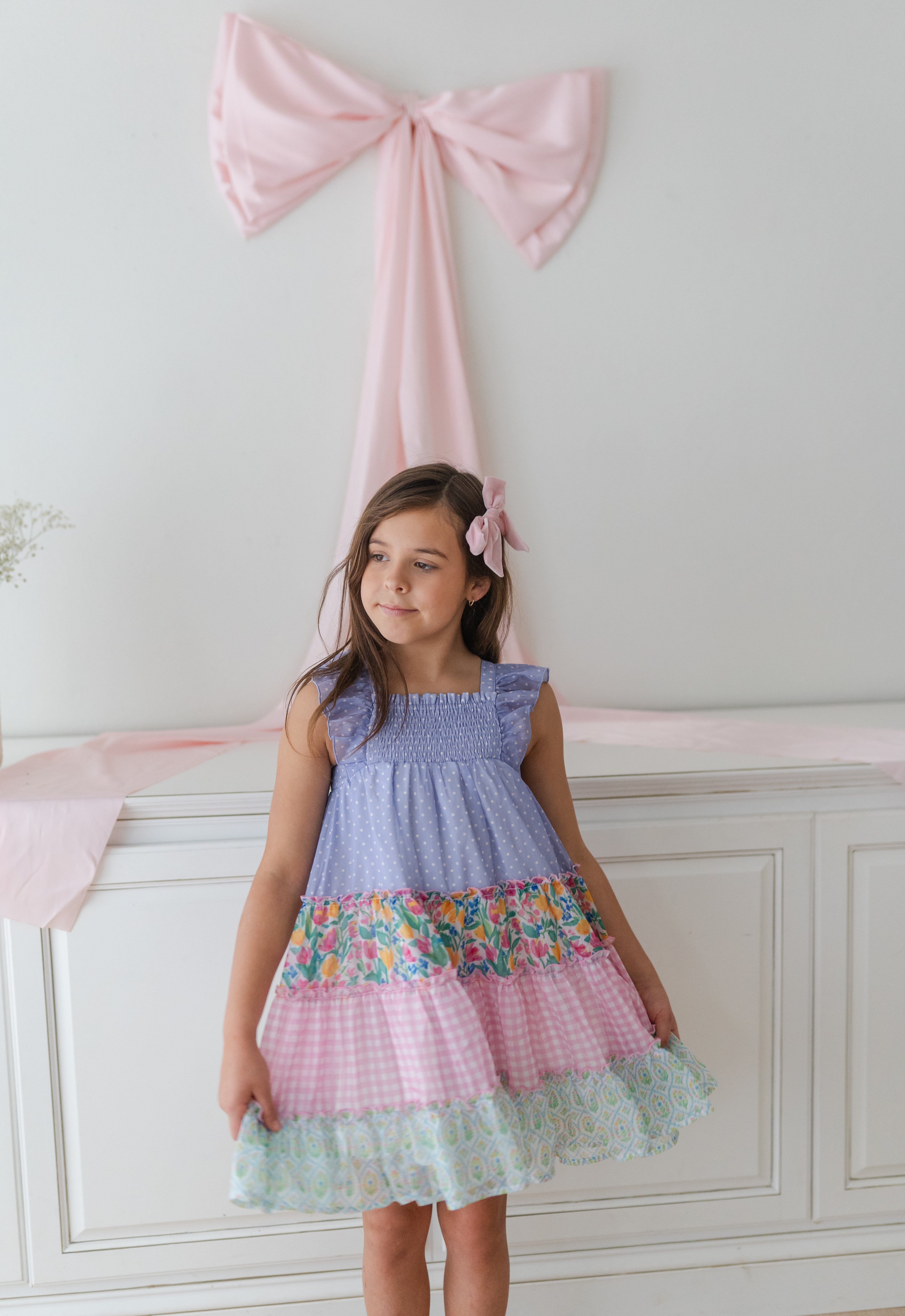 Brielle Panel Dress - Garden Party (Pre-Order)