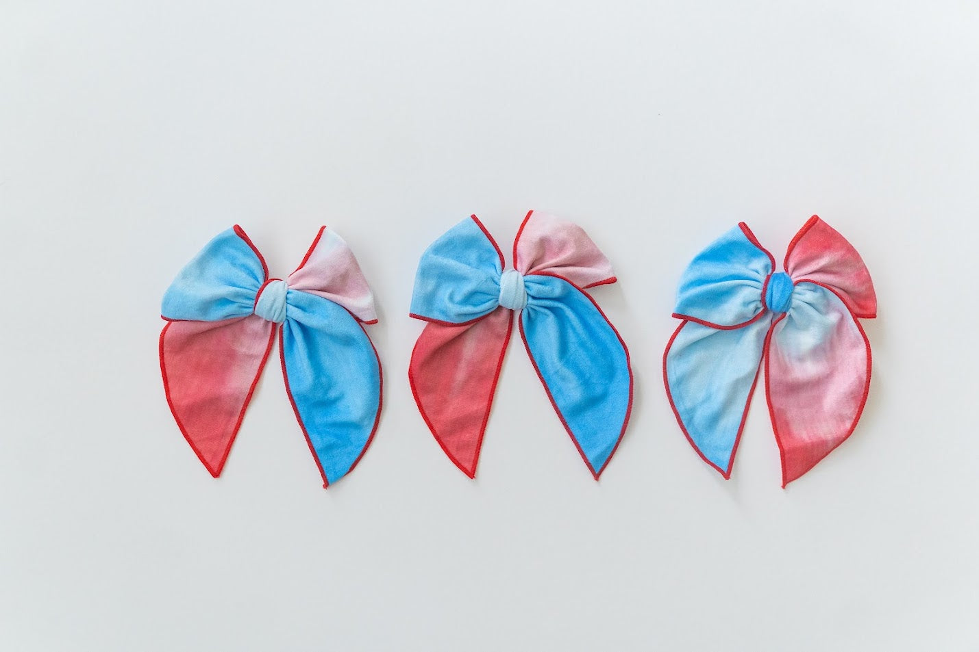 Tie Dye Hair Bow - American Flair