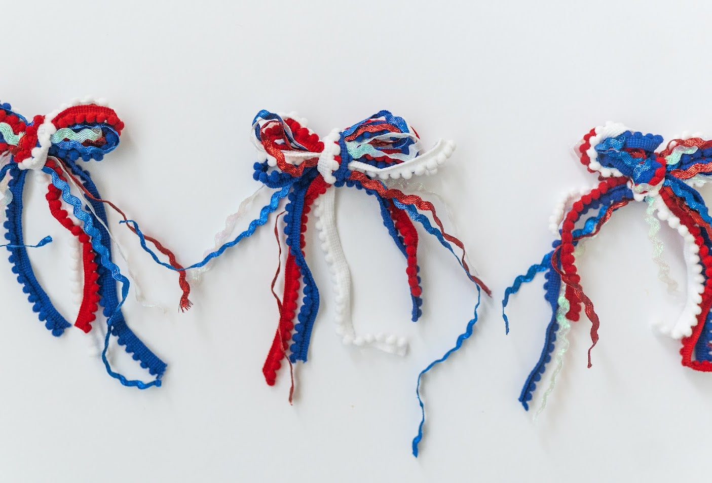 Textured Hair Bow - Let Freedom Ring