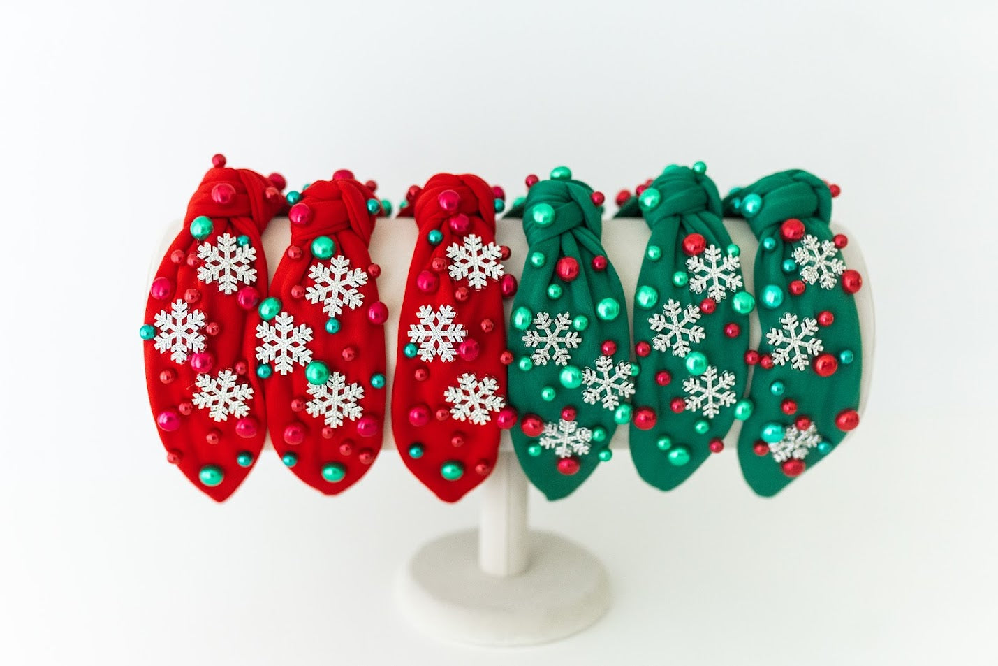 Beaded Headband - Holiday Cheer