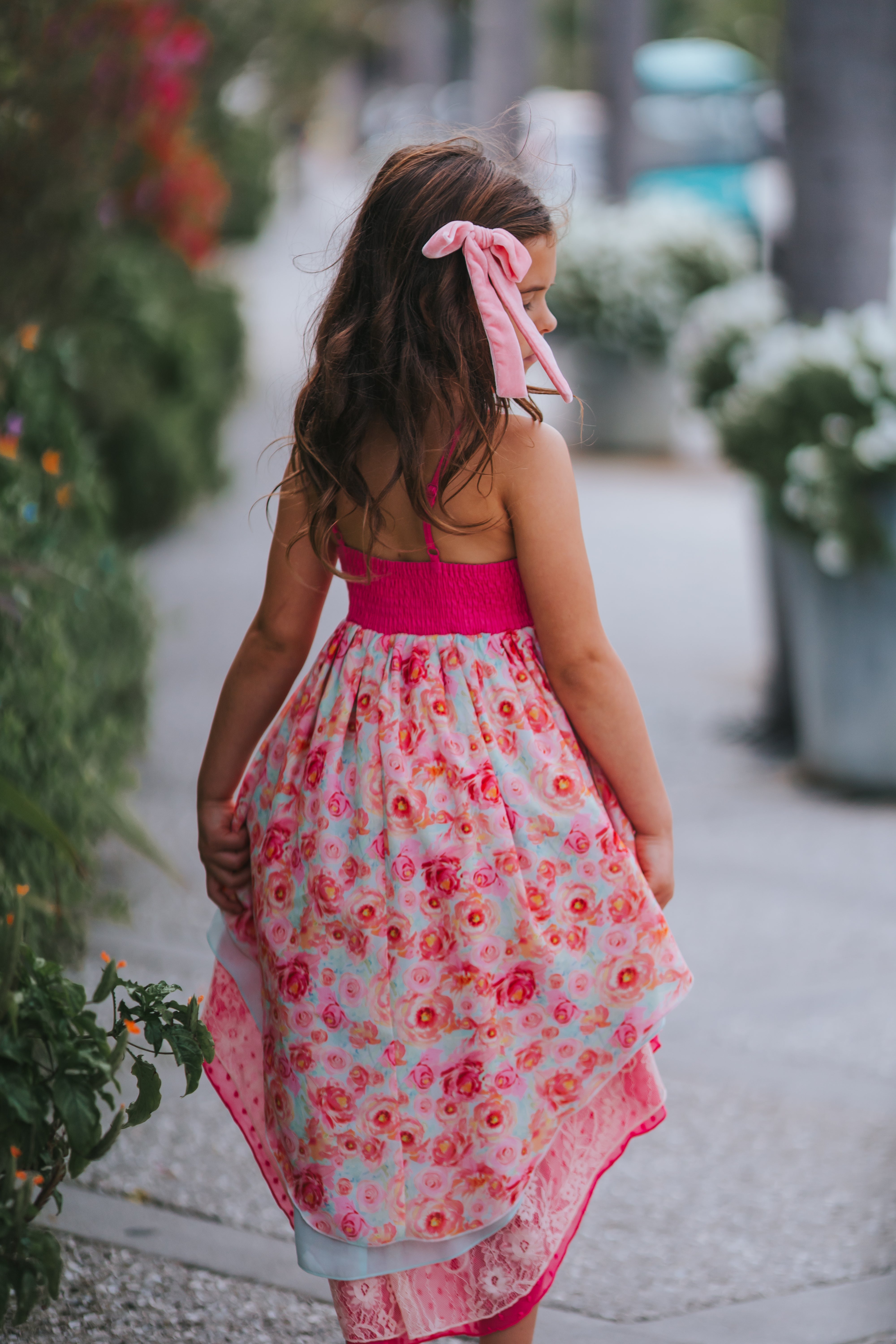 Zoe High-Low Dress - Pink Lemonade