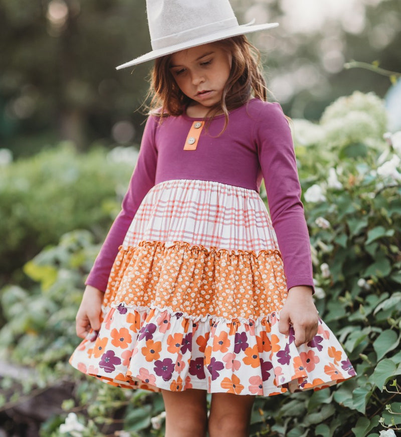 Annistyn Knit Dress - Wild Plum