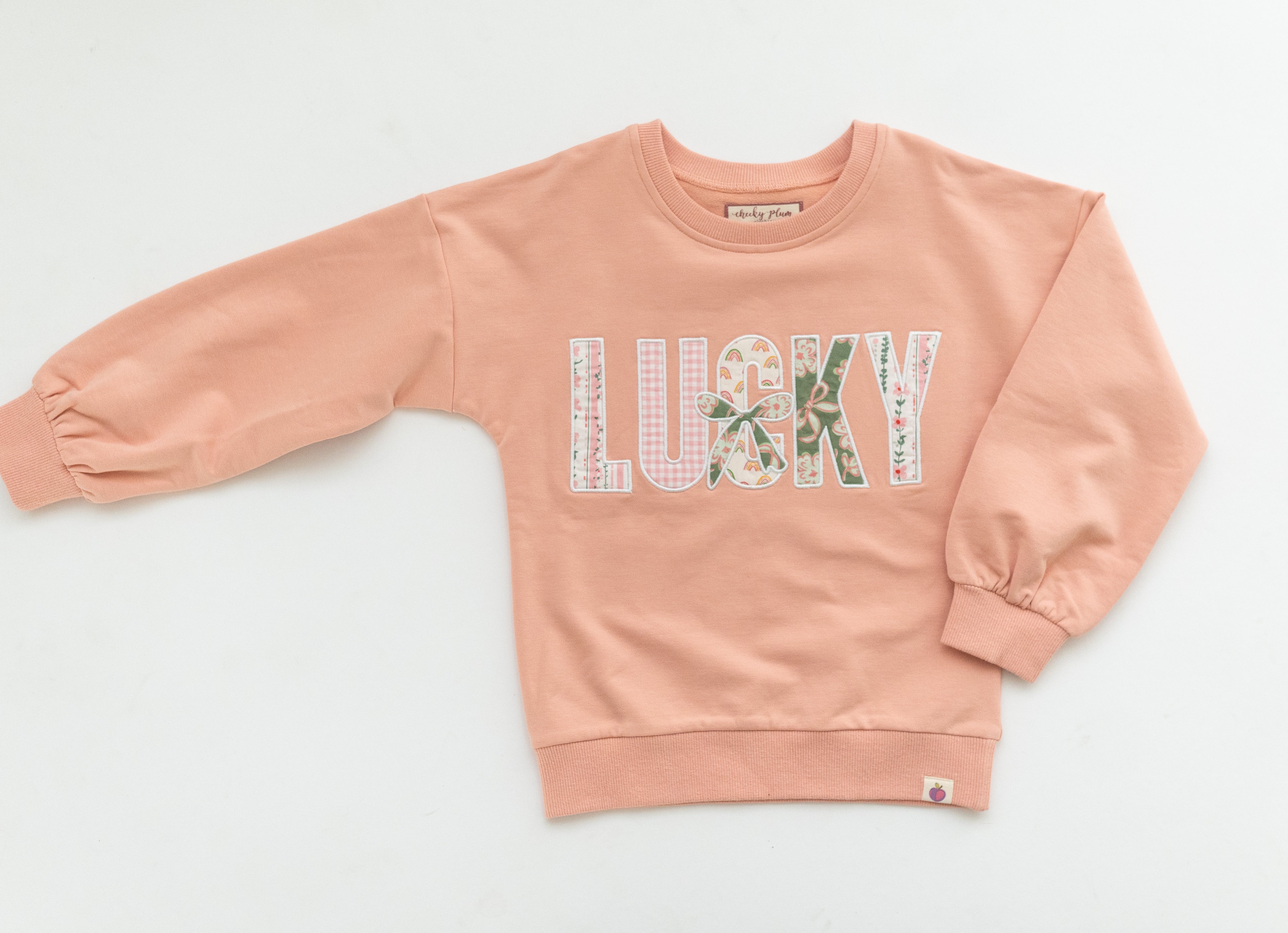 Applique Sweater - Lucky & Loved