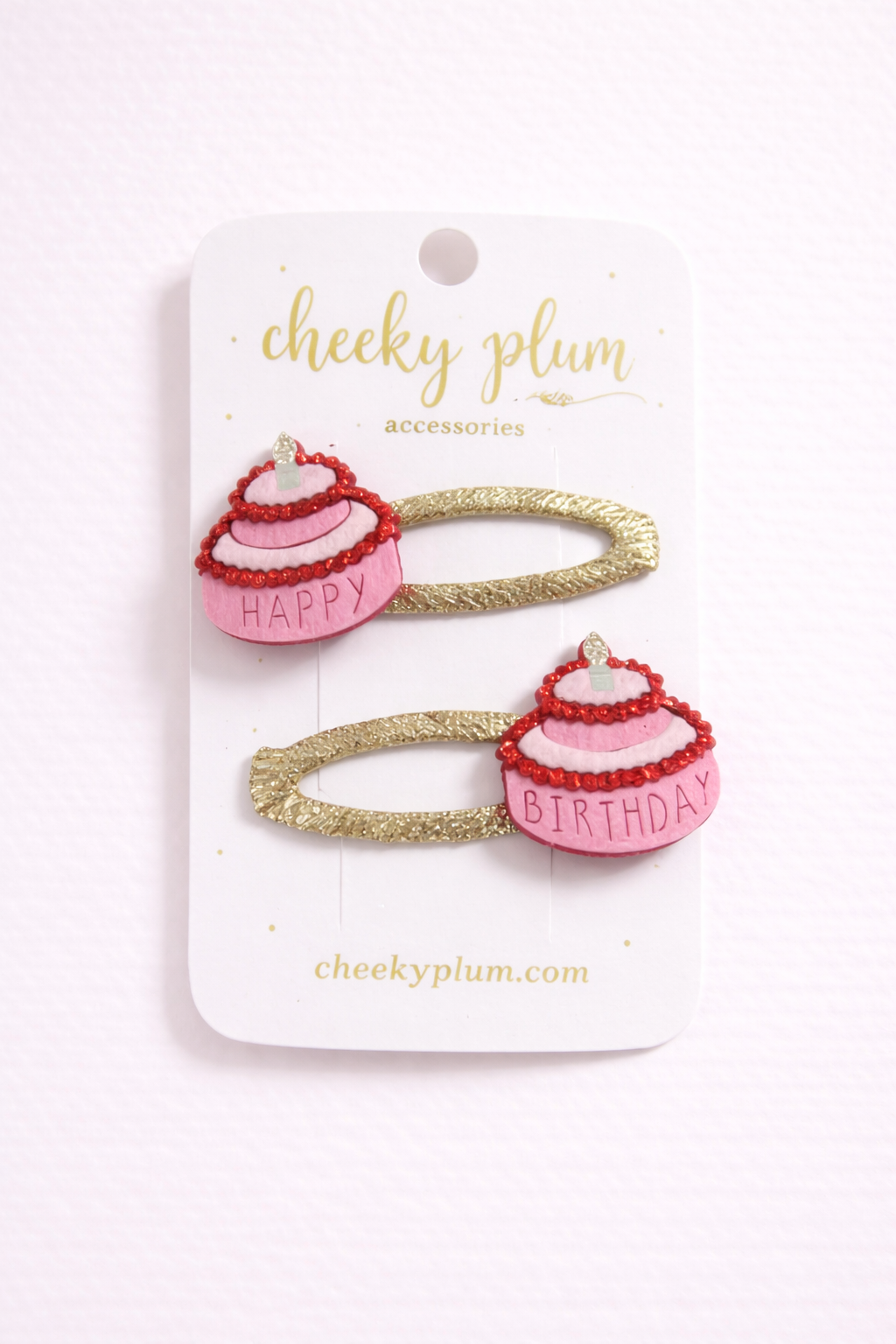 Happy Birthday Hair Clips