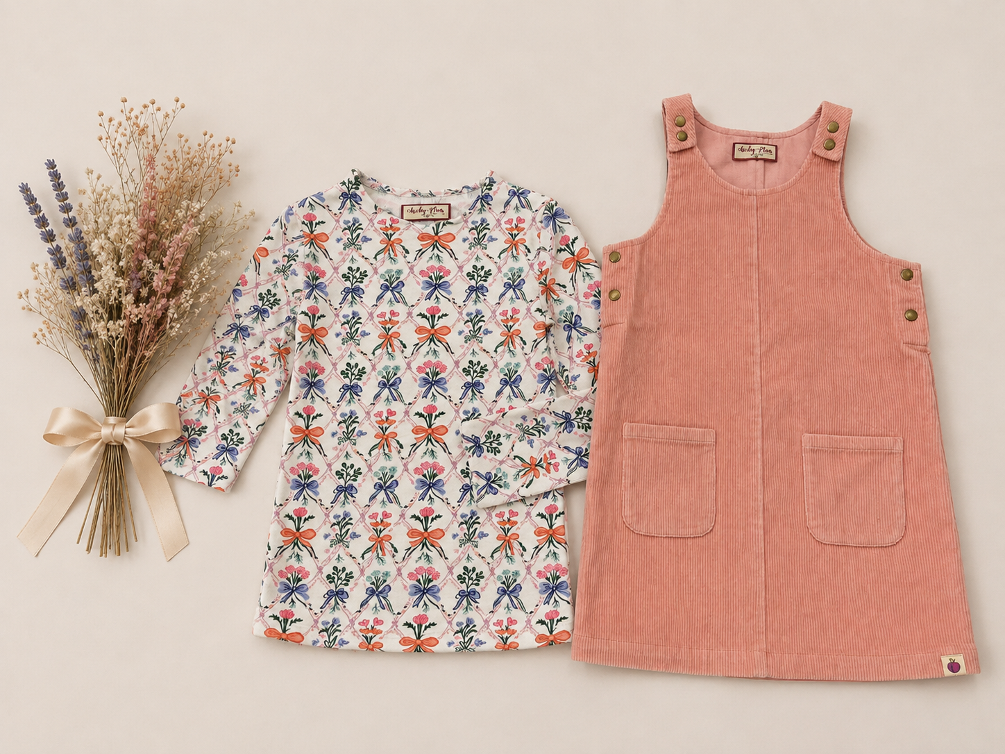 Parker Set - Ribboned Wildflowers