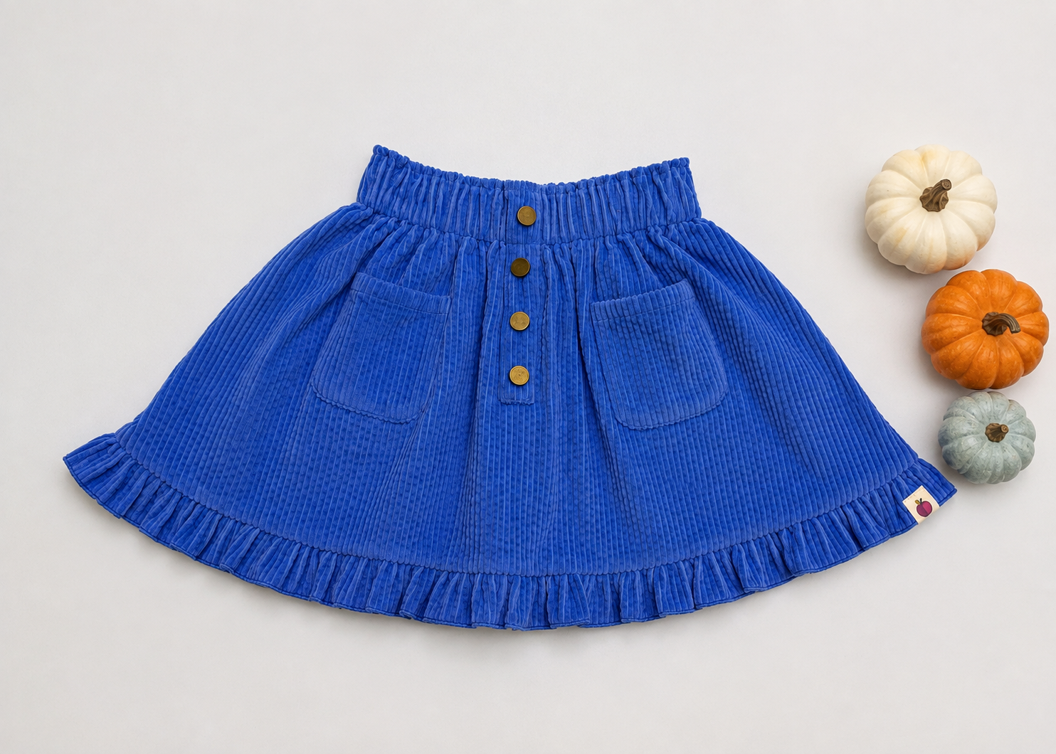 Vienna Corduroy Skirt - Hydrangea Club