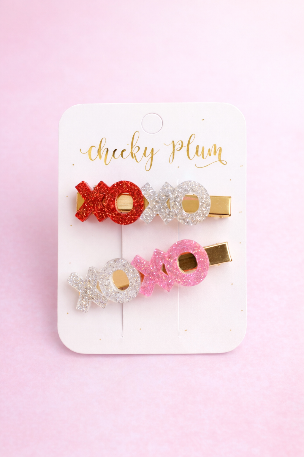 XOXO Hair Clip Set