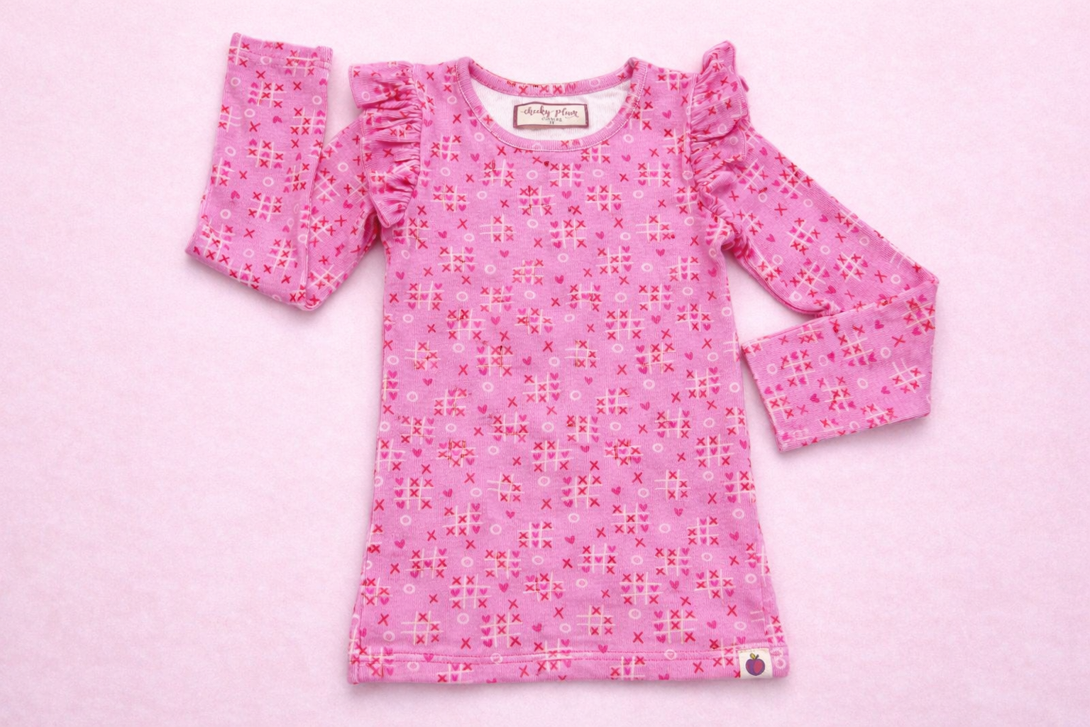 Ribbed Ruffle Top - XO