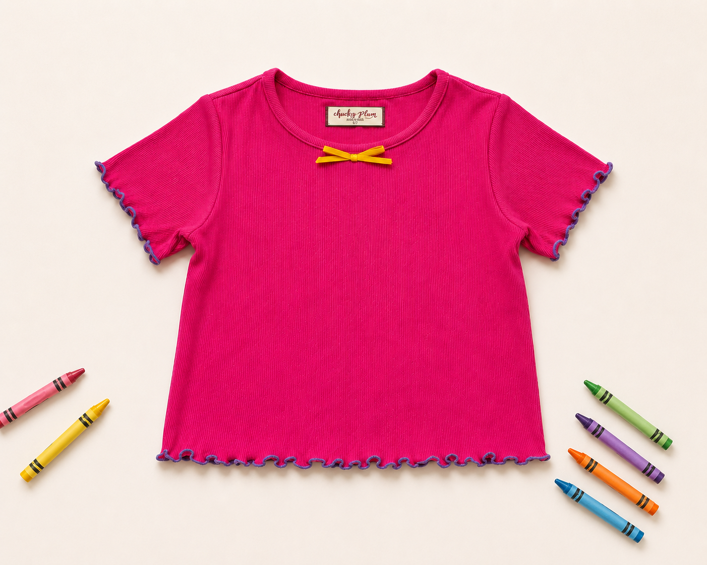 Lettuce Edge Top - Schoolyard Charm (Runs Small) (Pre-order)