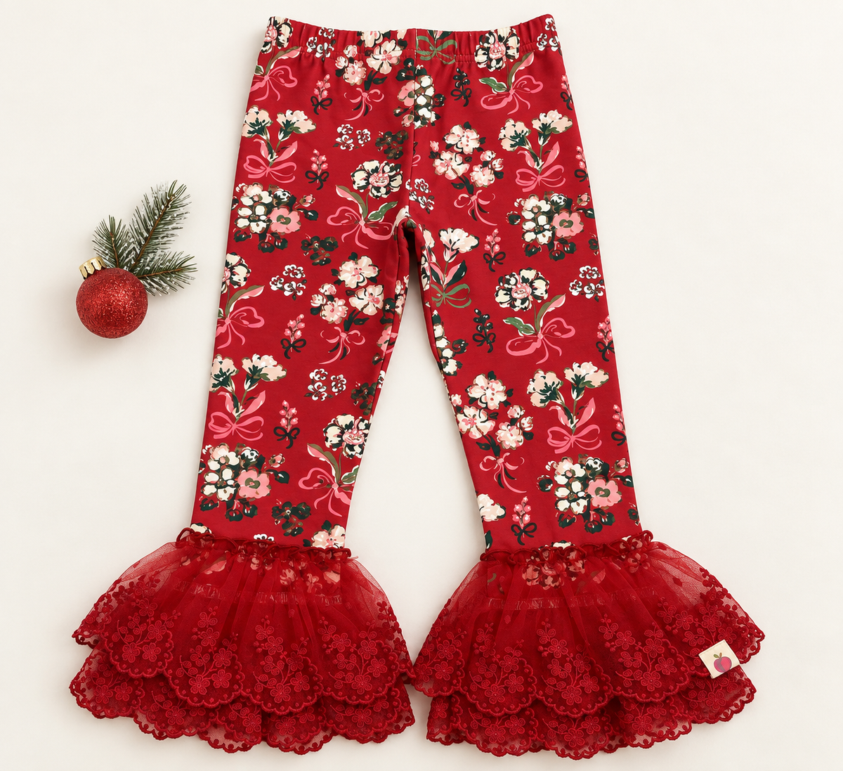 Leggings - Merry Magnolia (Pre-Order ships end of October)