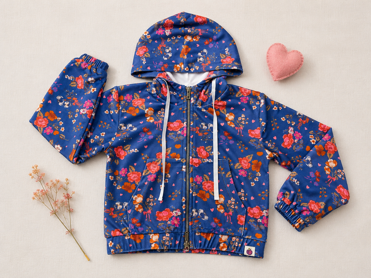 Velour Active Zipper Sweater - Sweet Magnolia (Pre-Order)